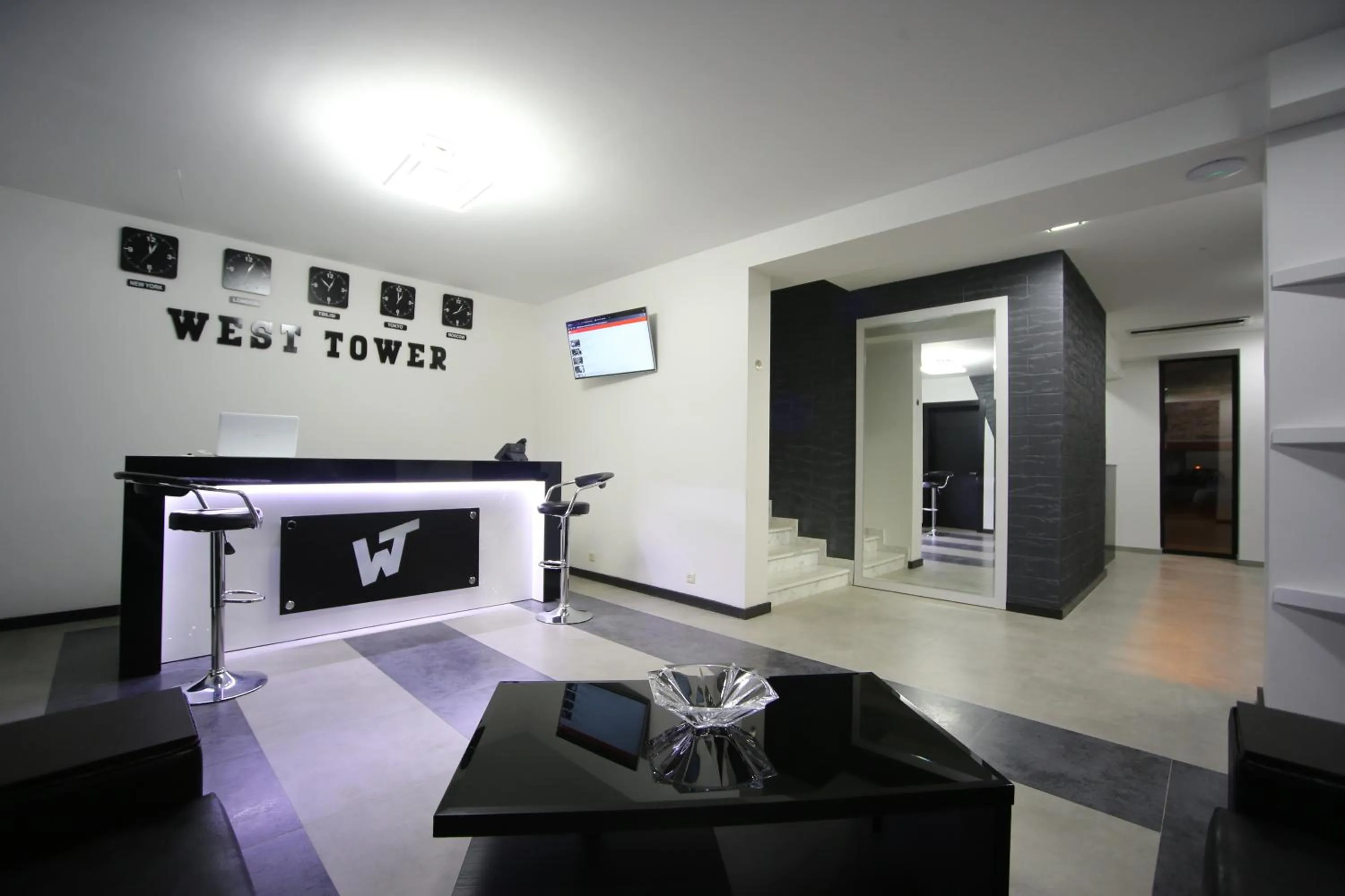 Lobby or reception in West Tower Hotel