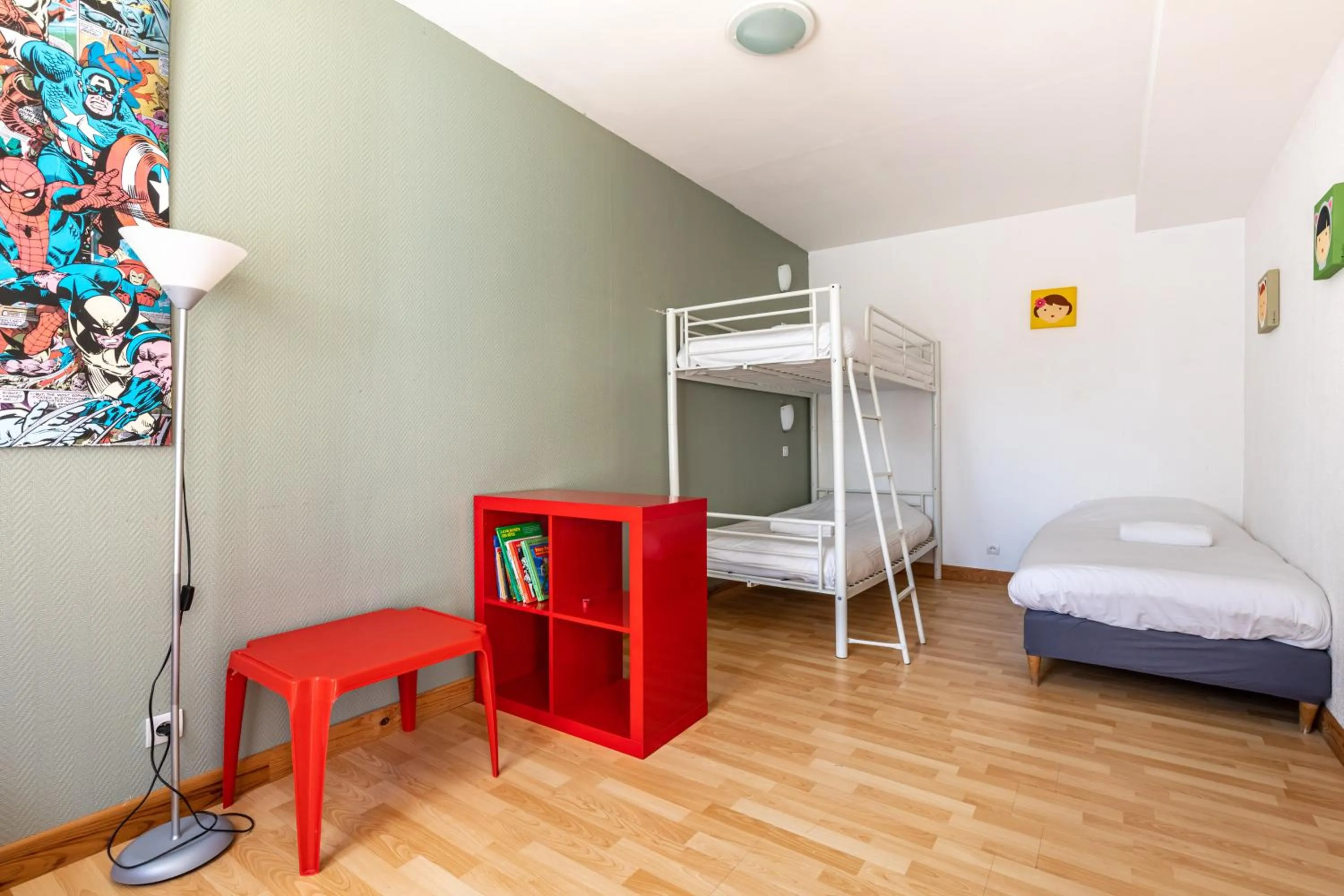 Bedroom, Bed in Hotel Les Vieux Acacias