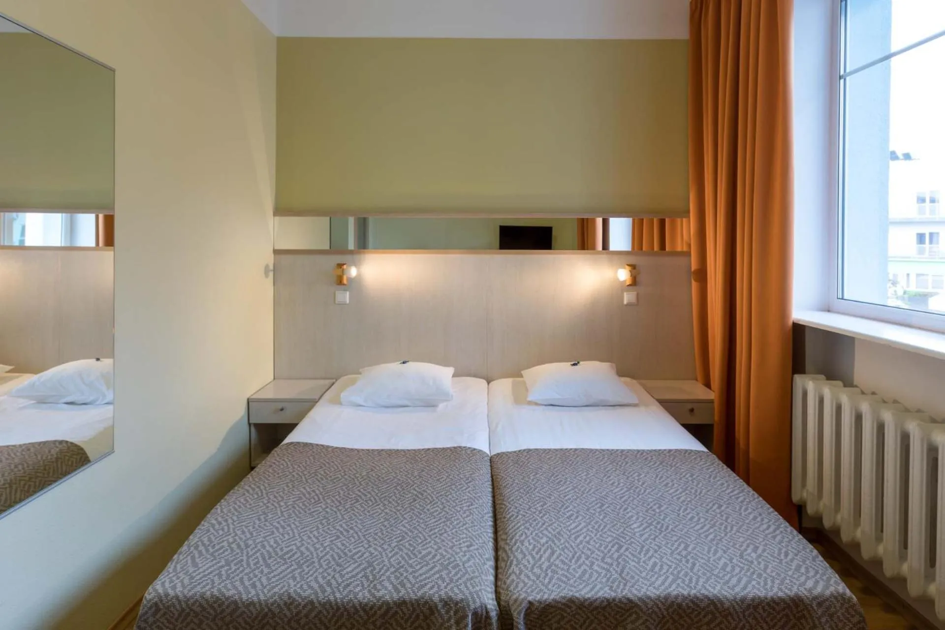 Bed in Viiking Spa Hotel