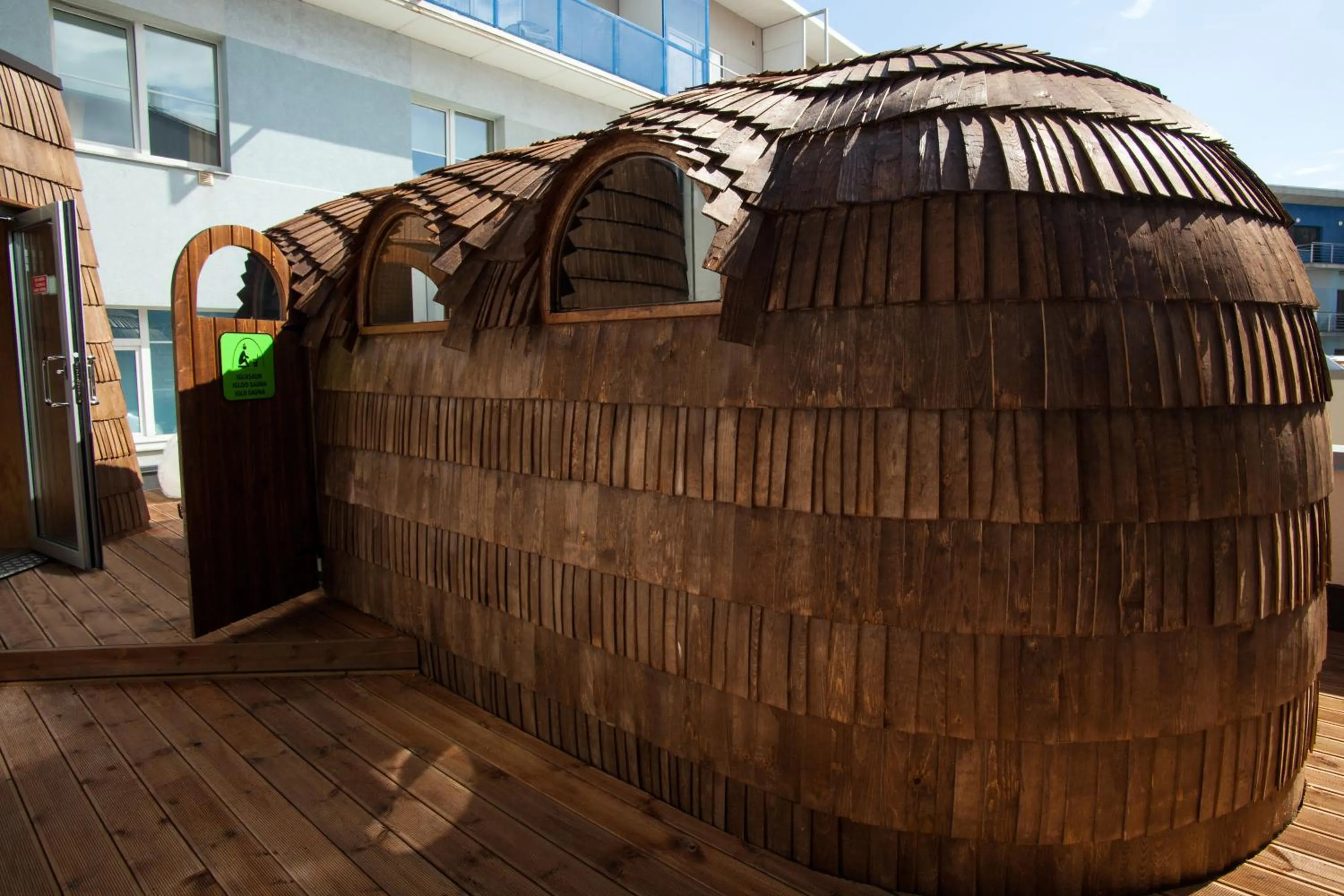 Sauna in Viiking Spa Hotel