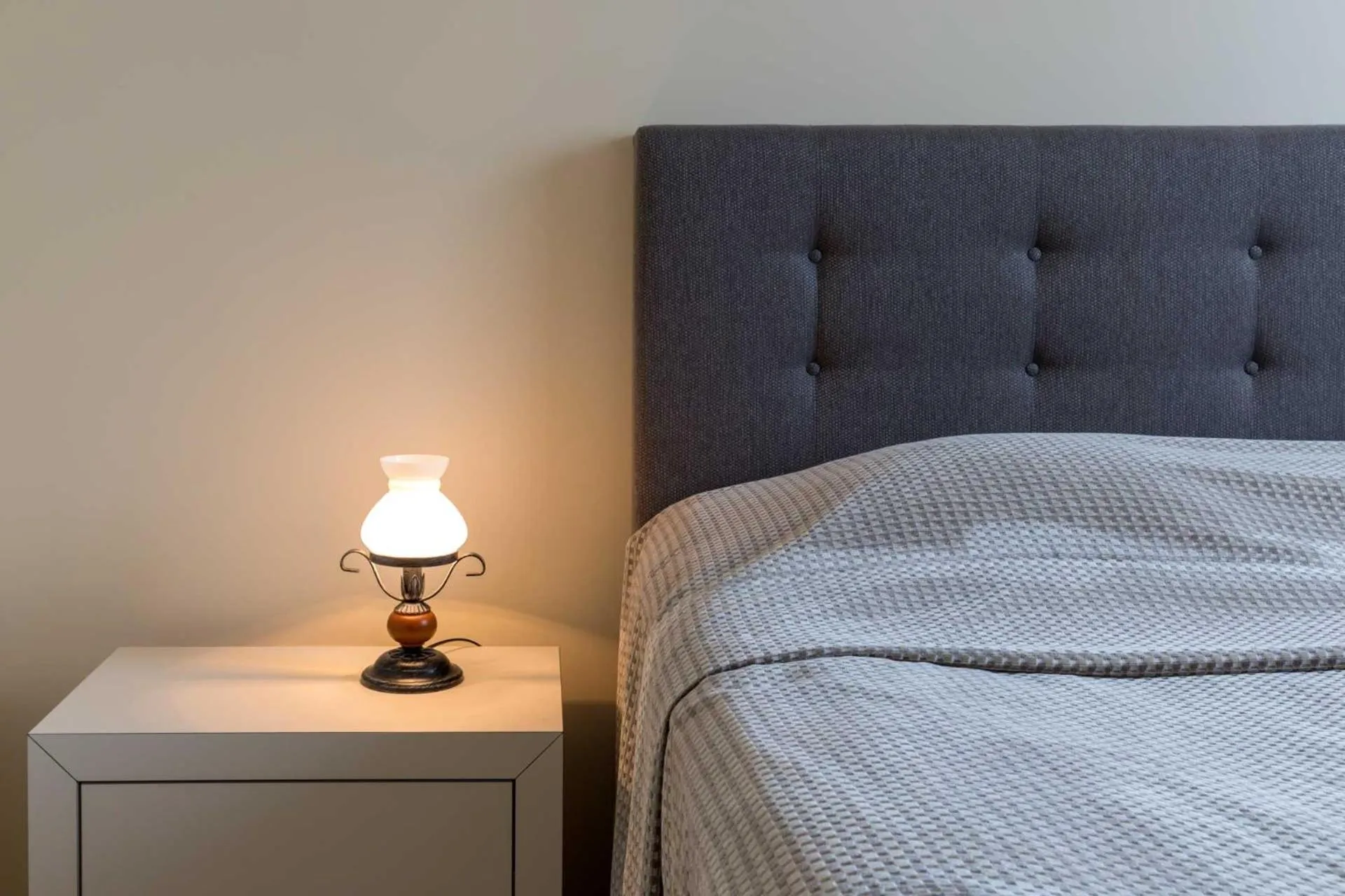 Bed in Viiking Spa Hotel