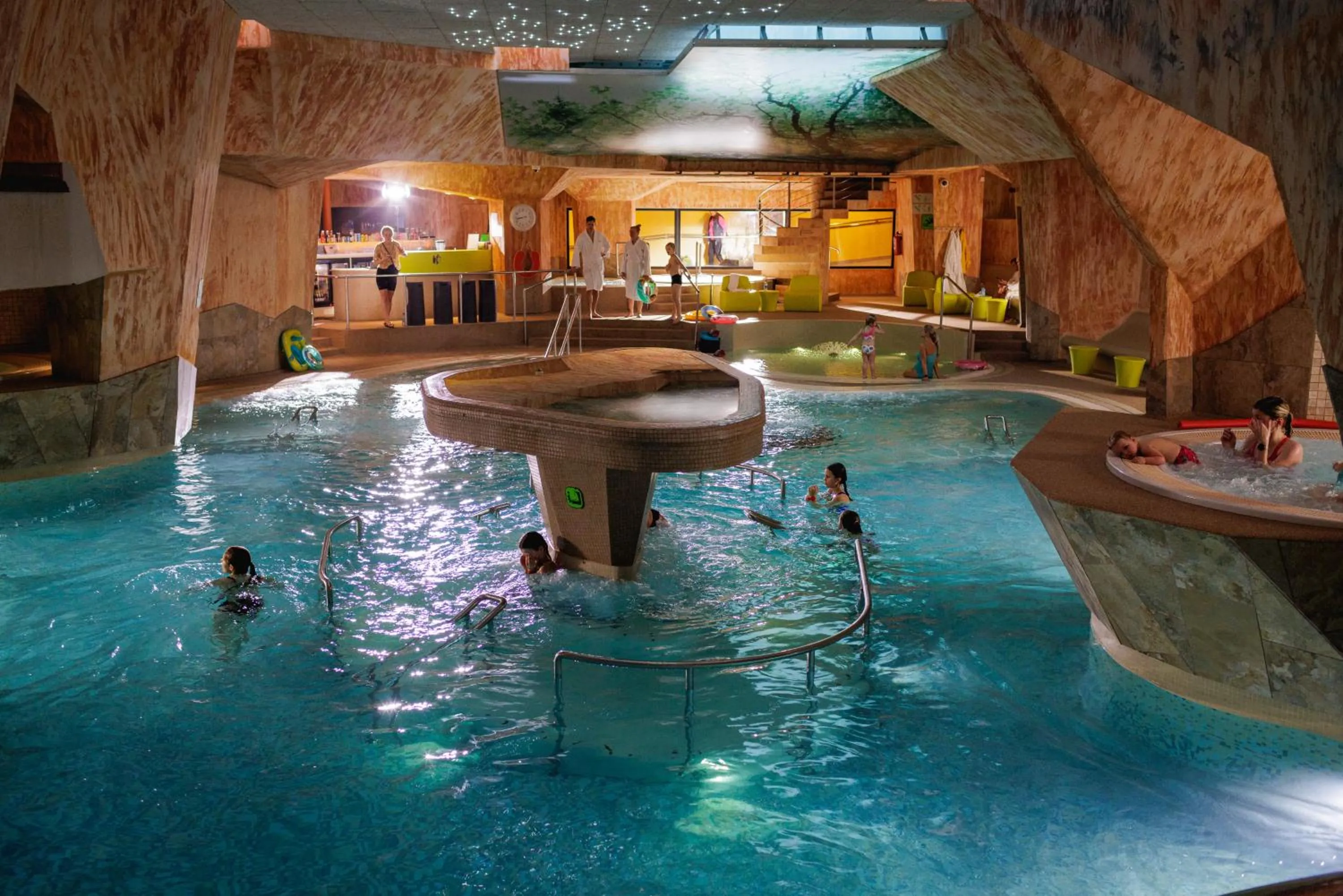 Pool view in Viiking Spa Hotel