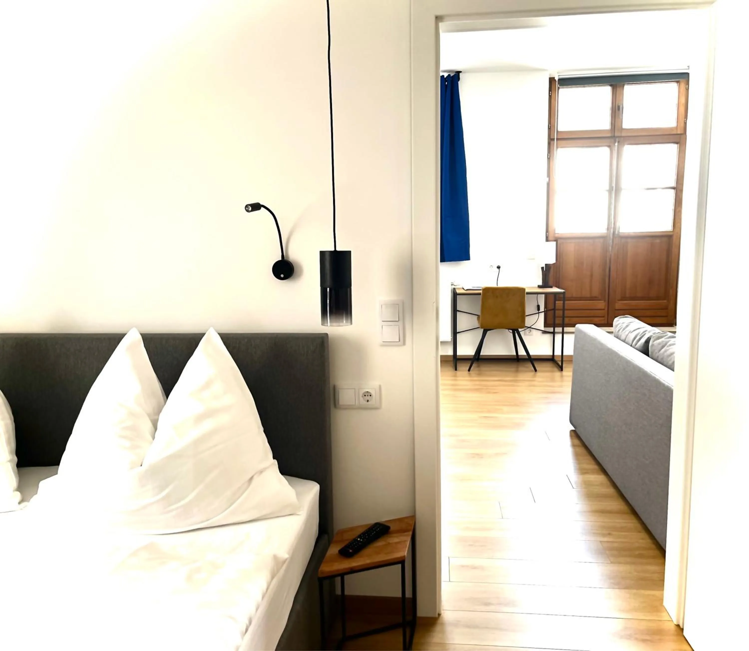 Bed in Hotel Zum Goldenen Hirschen