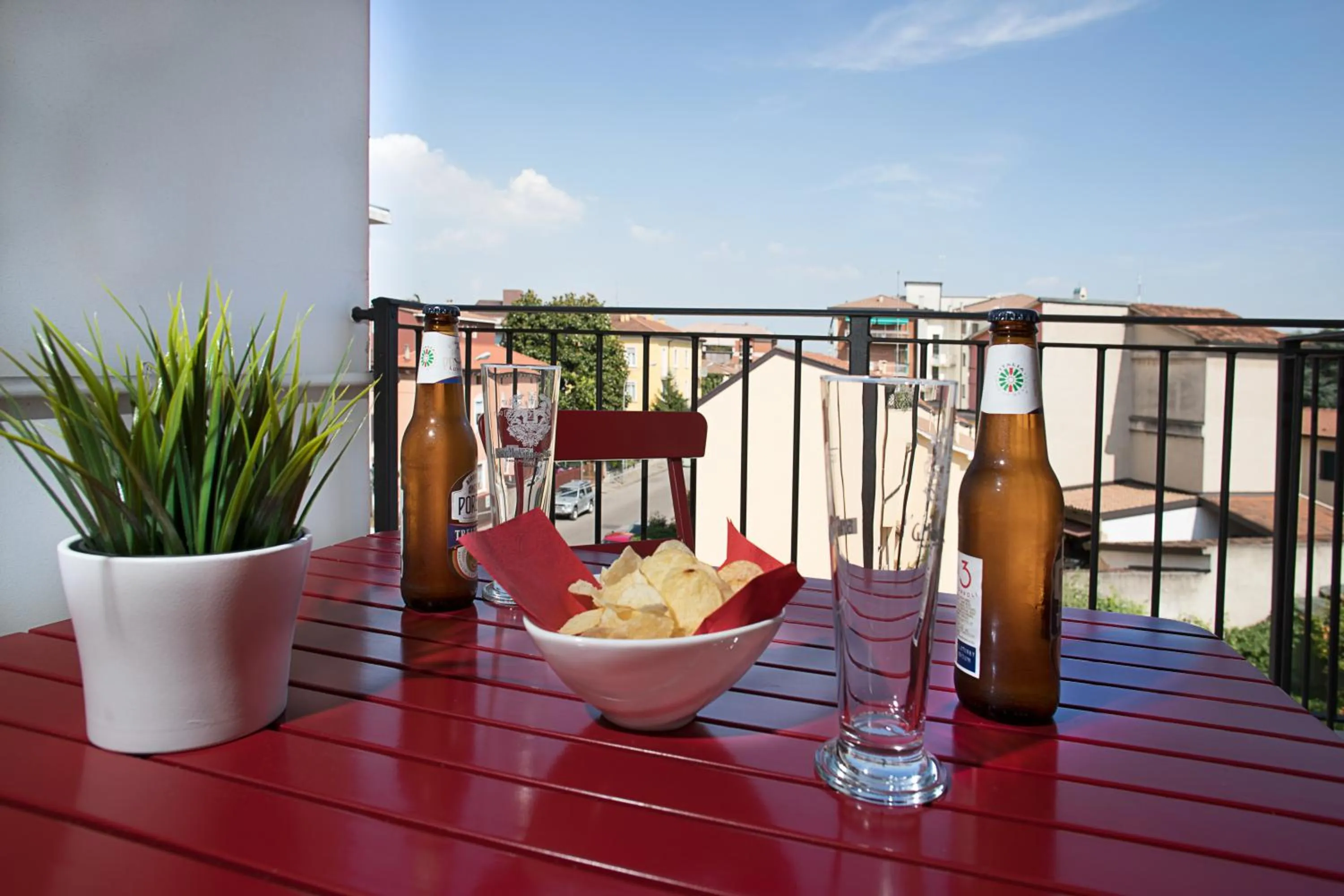 Balcony/Terrace in Verona Class ApartHotel "Residenze del Cuore"