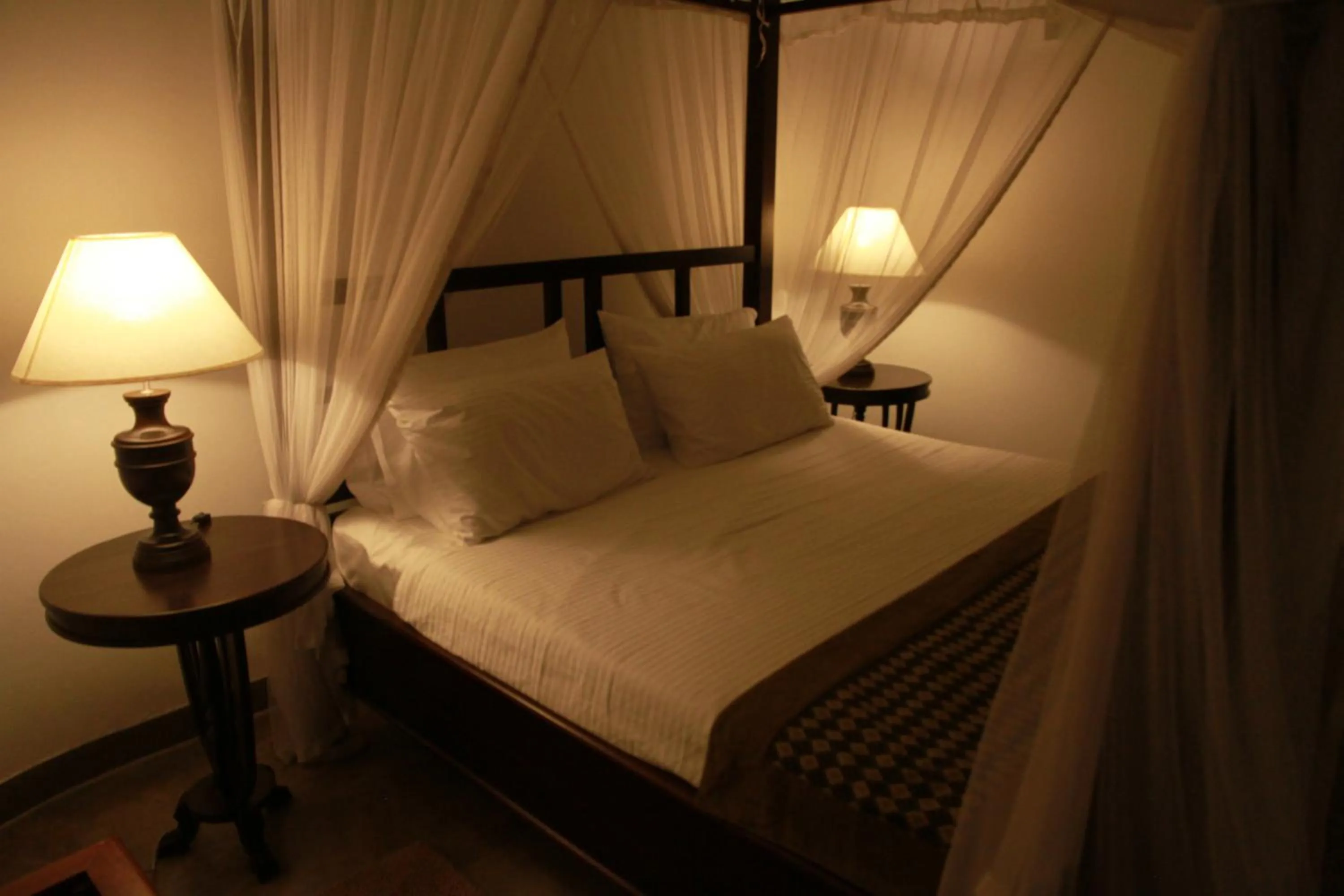 Bed in Thamaya Heritance Tangalle