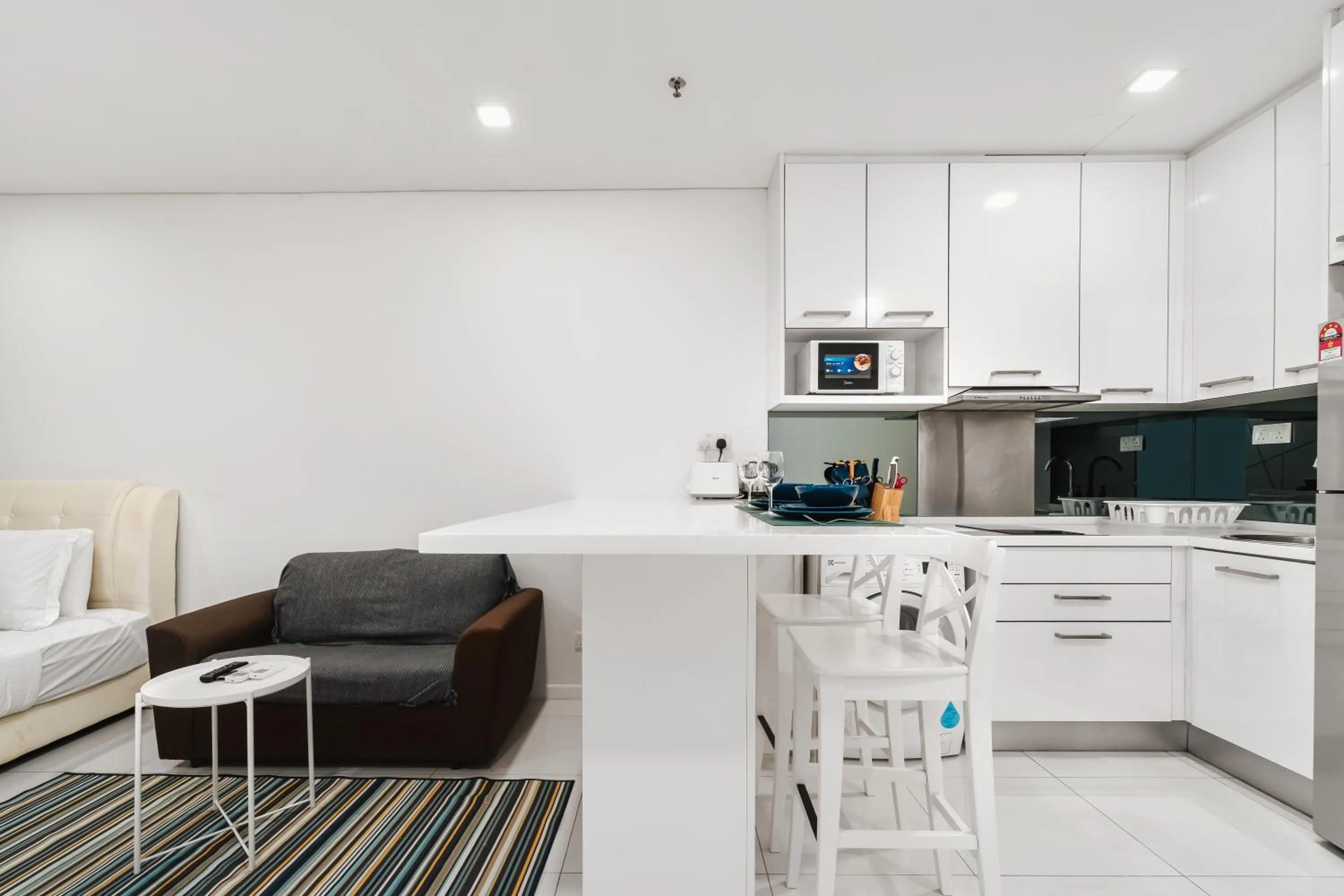 Kitchen or kitchenette in Summer Suites KLCC Apartments by soulasia