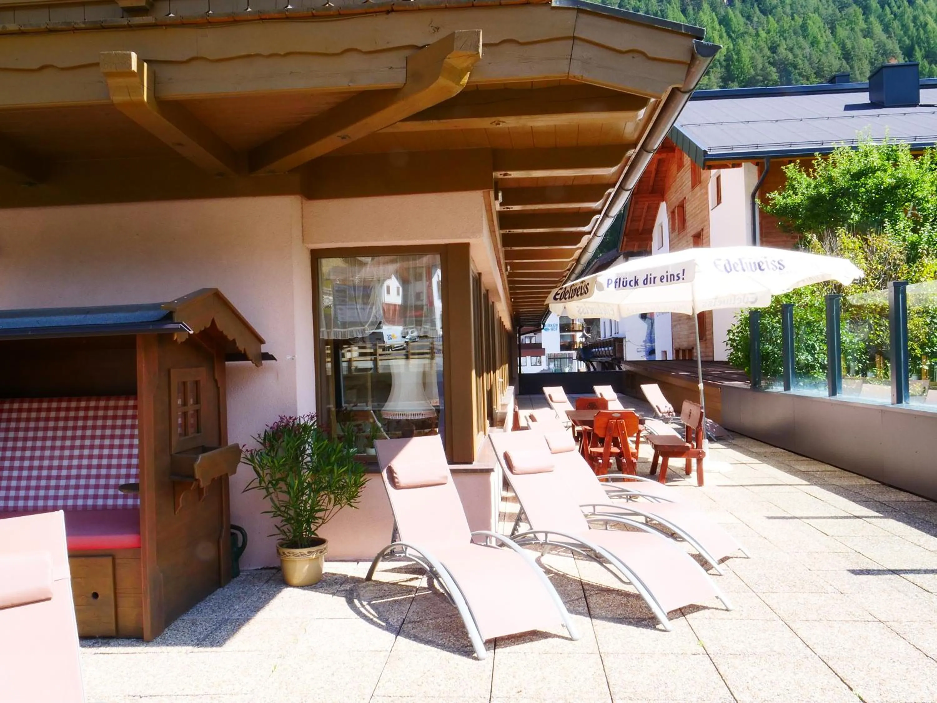 Balcony/Terrace in Parkhotel Sölden