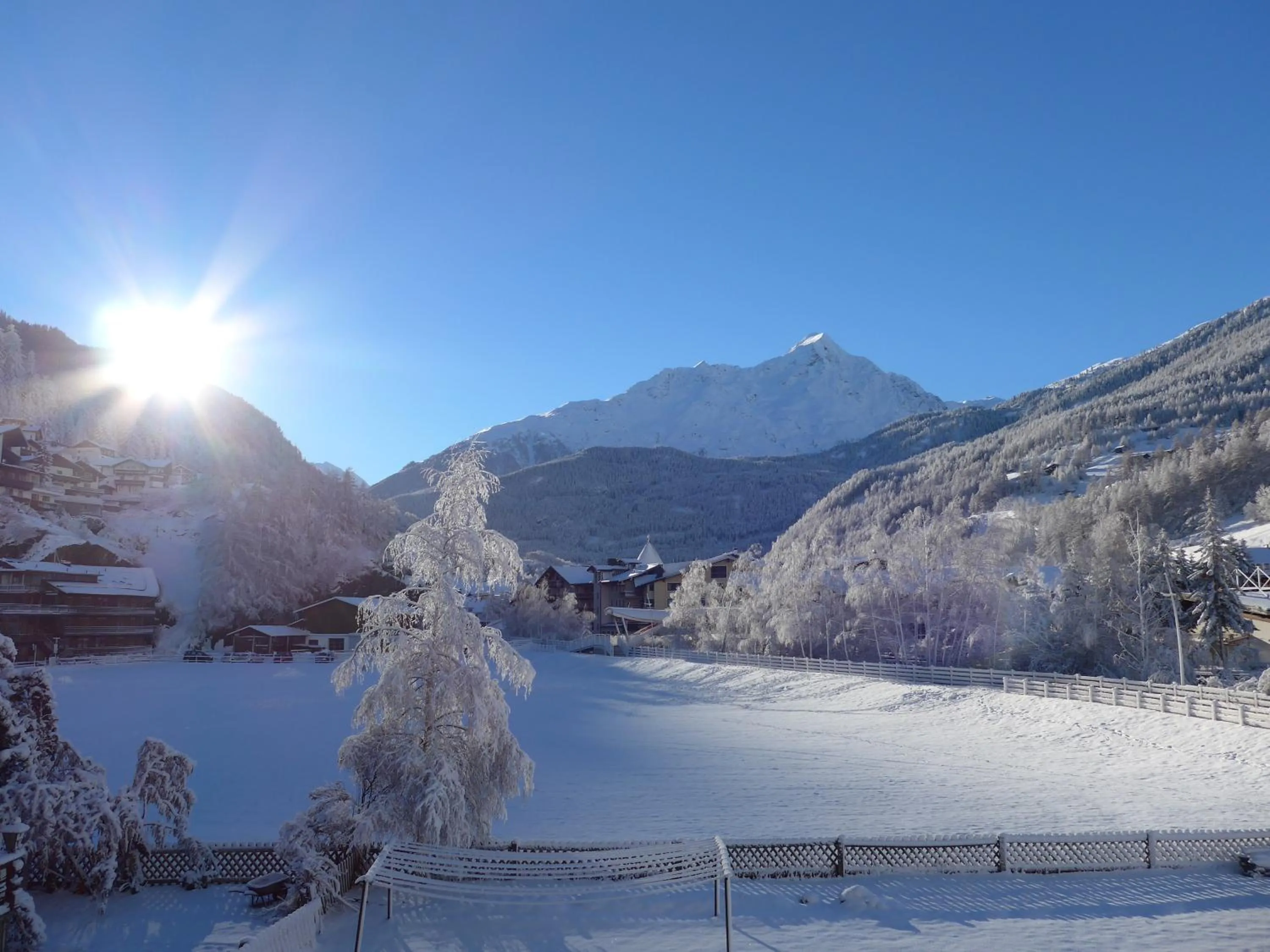View (from property/room) in Parkhotel Sölden