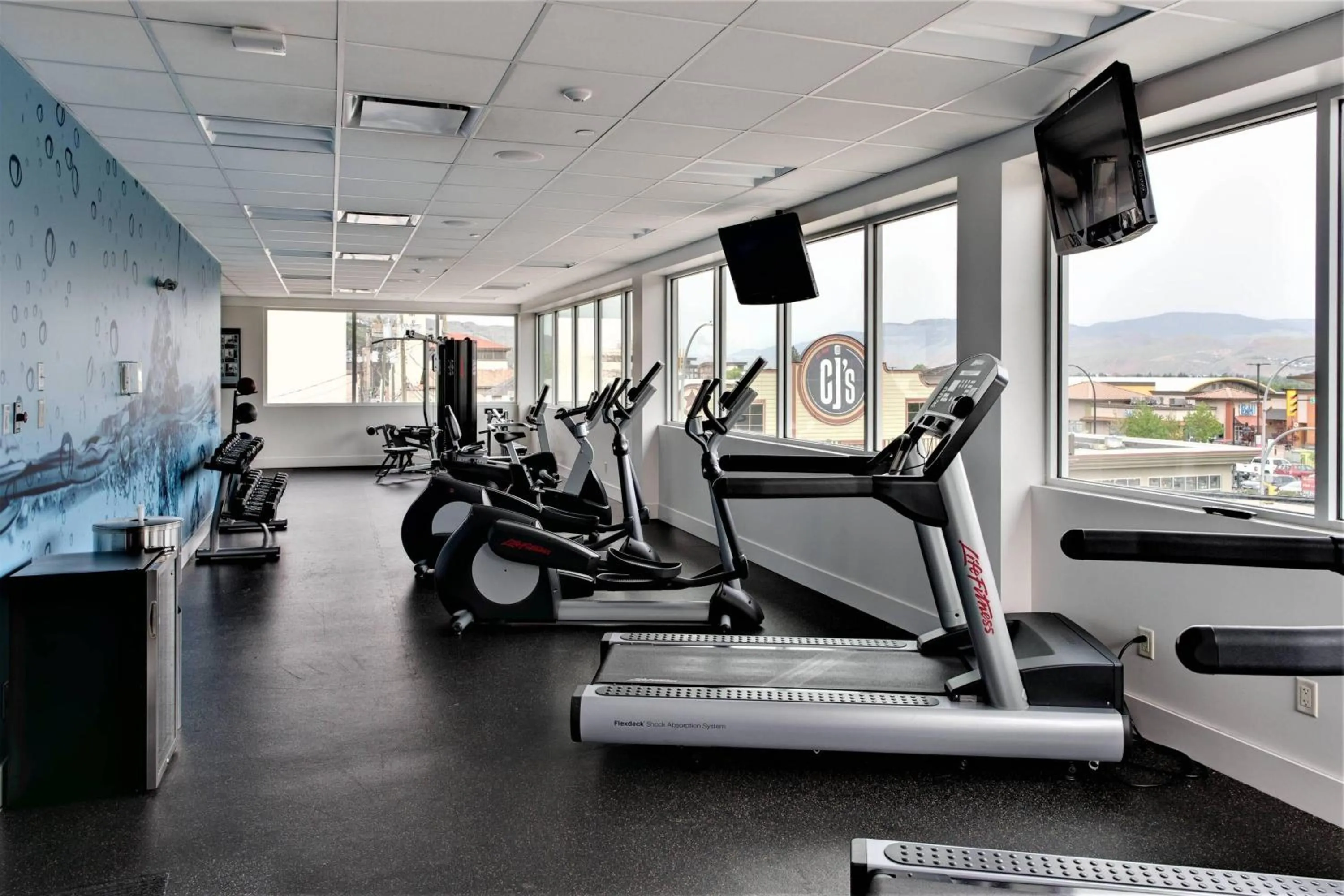 Fitness centre/facilities in Delta Hotels by Marriott Kamloops