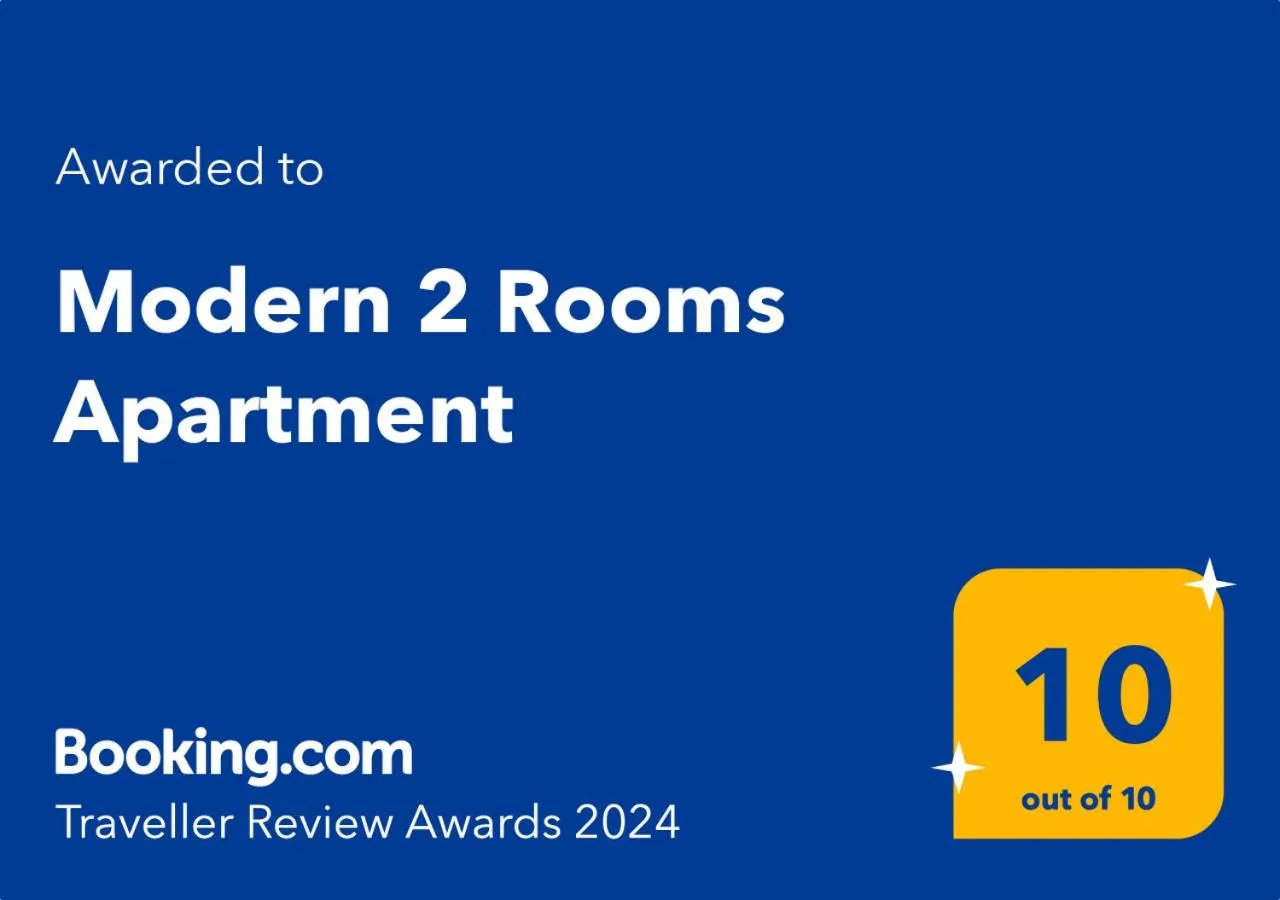 Certificate/Award in Modern 2 Rooms Apartment