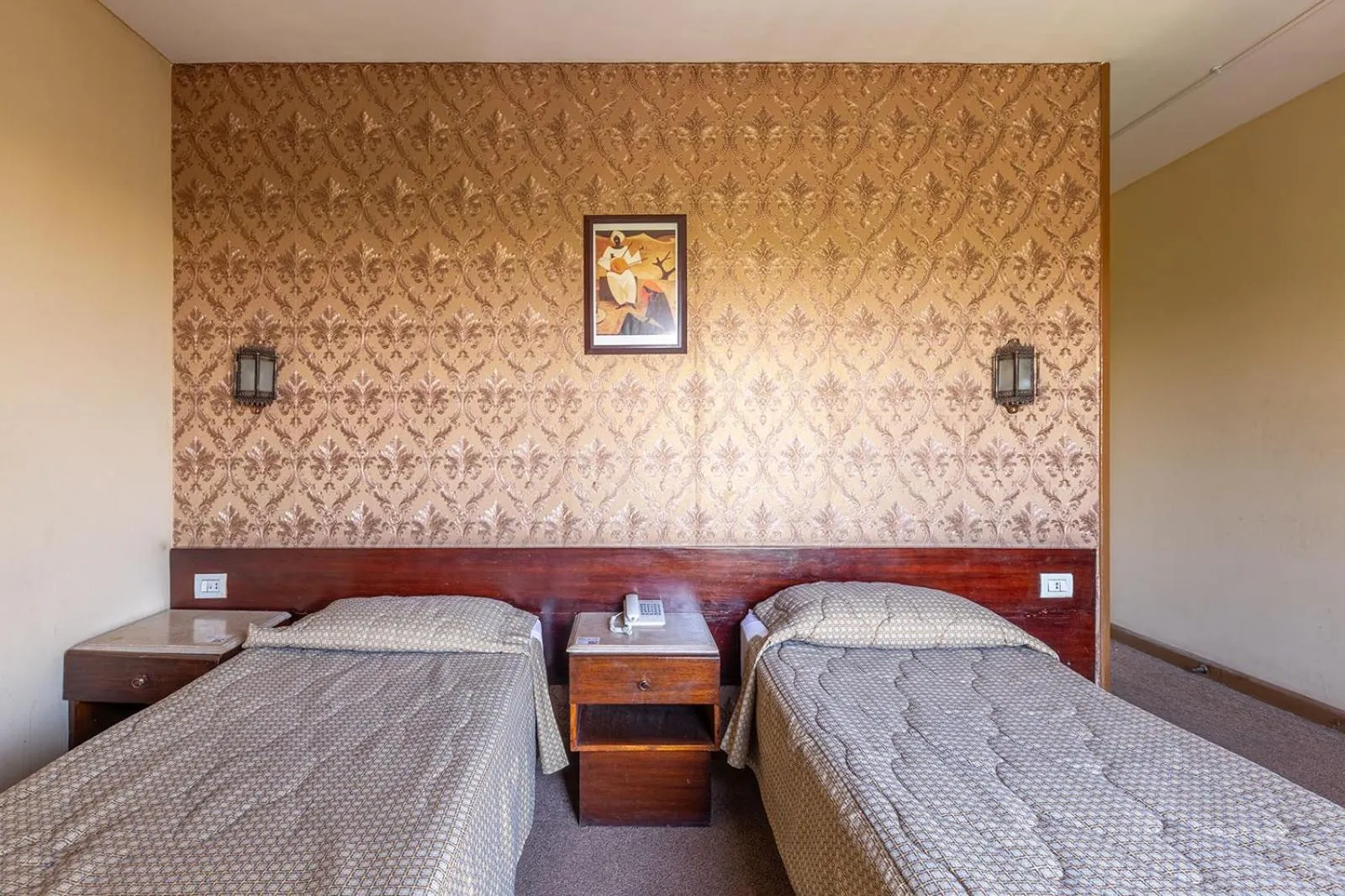 Bed in St George Hotel Cairo