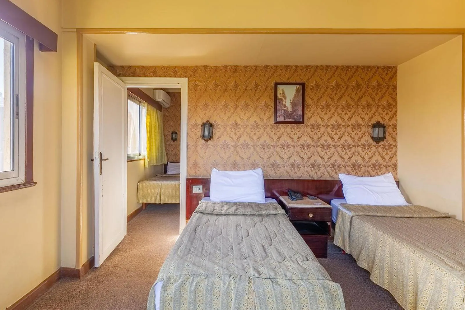 Bed in St George Hotel Cairo