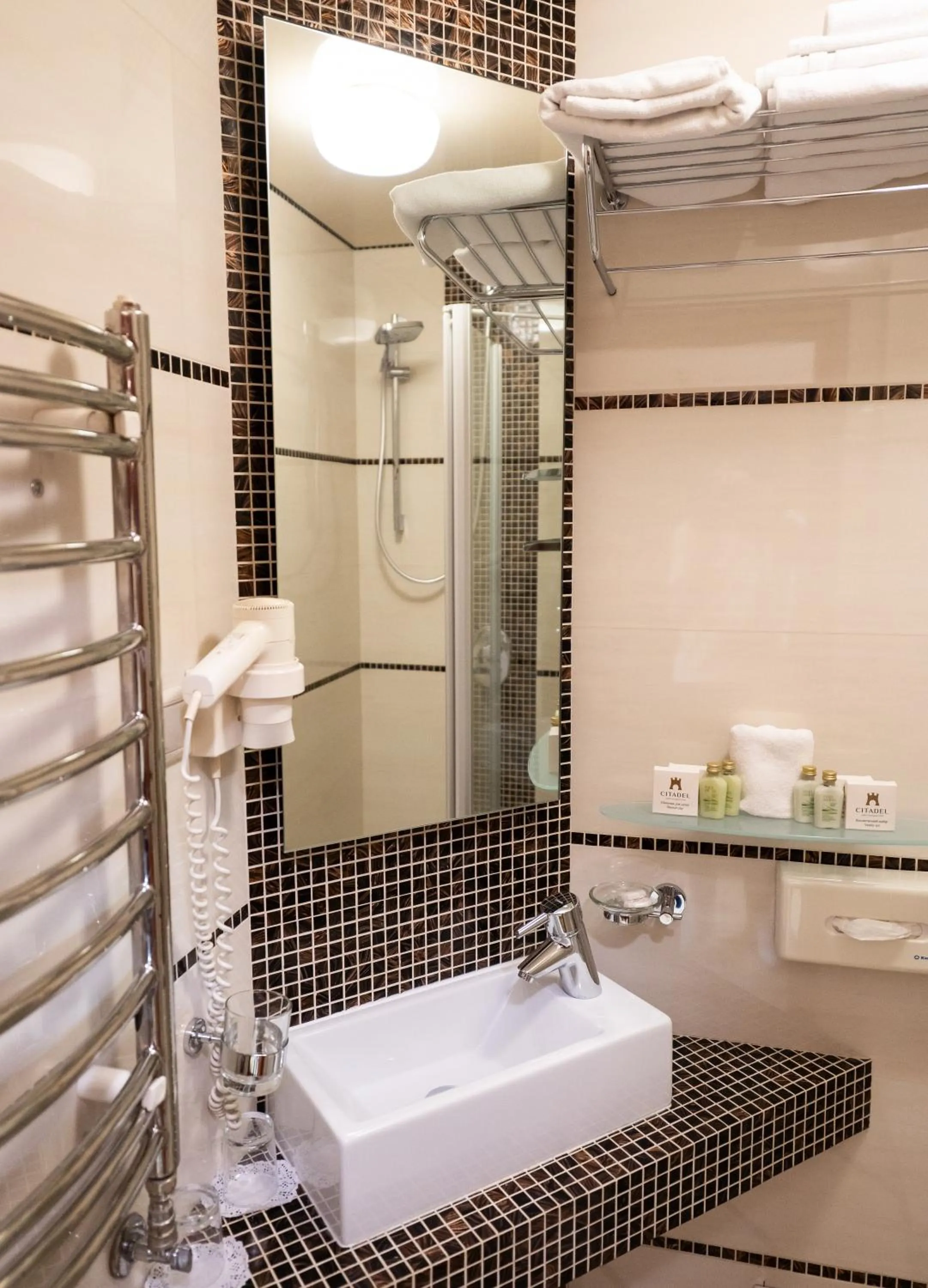 Shower in Citadel Inn Gastro Boutique Hotel - Готель Цитадель Львів