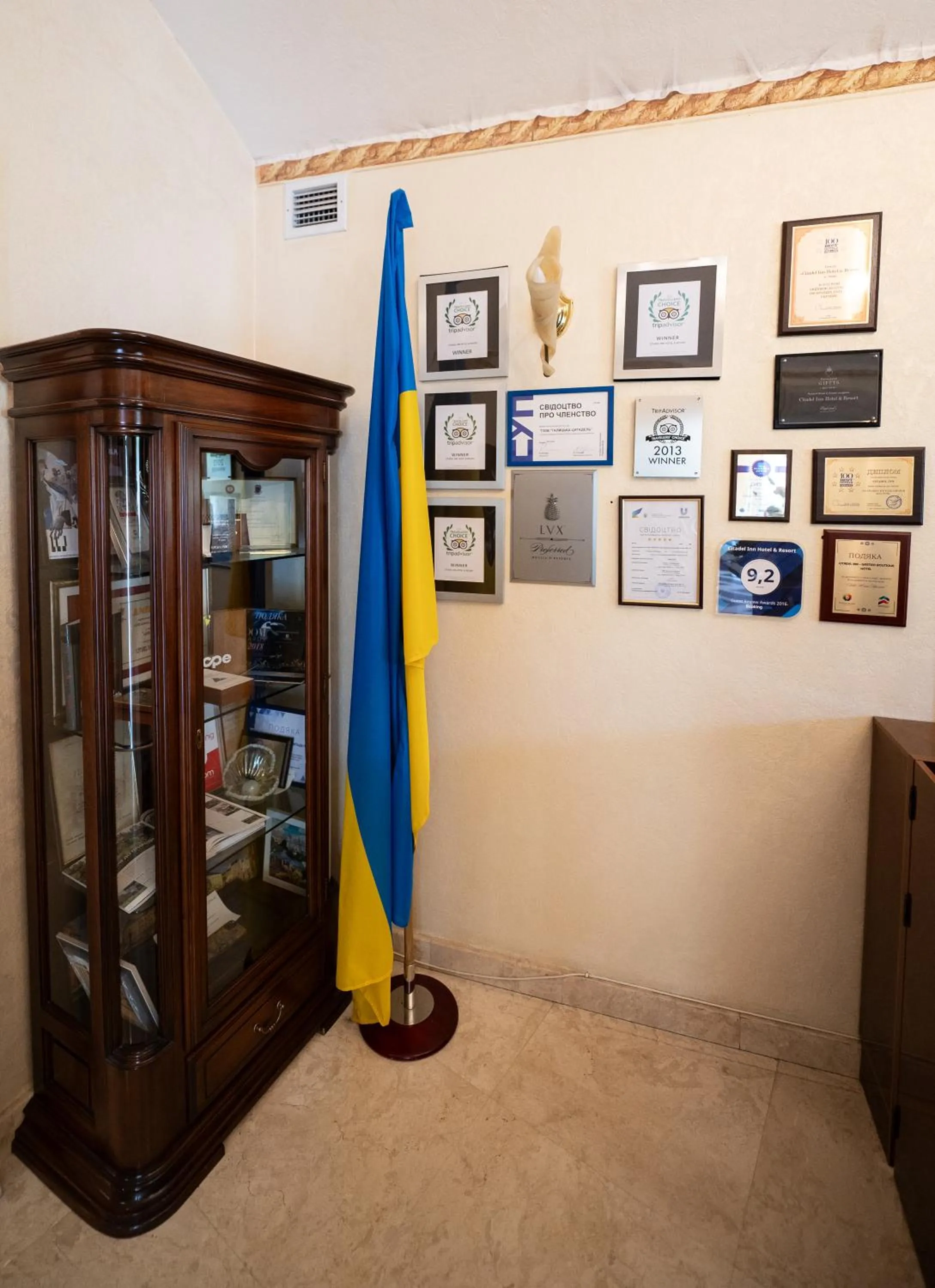 Lobby or reception in Citadel Inn Gastro Boutique Hotel - Готель Цитадель Львів