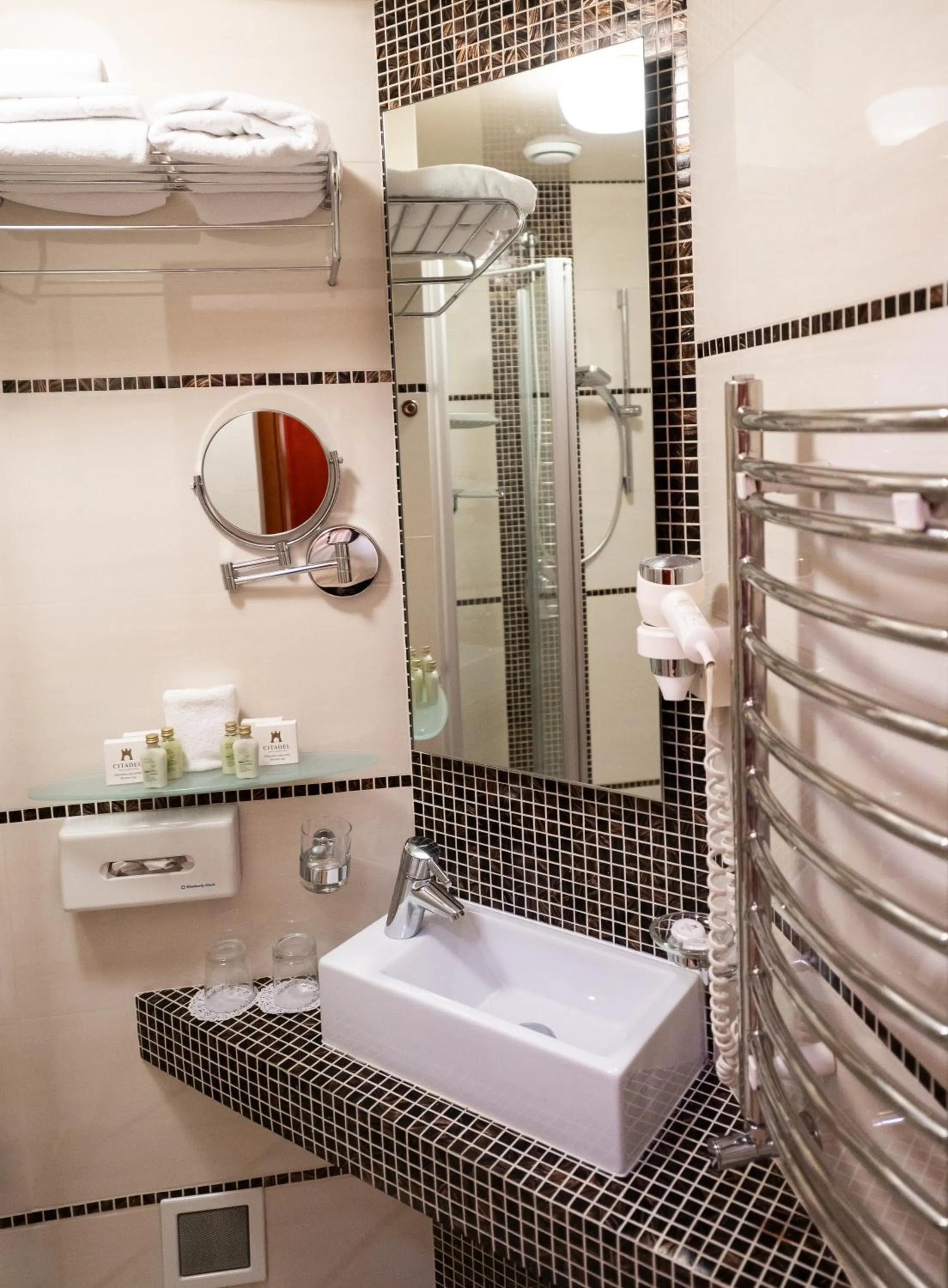 Shower in Citadel Inn Gastro Boutique Hotel - Готель Цитадель Львів