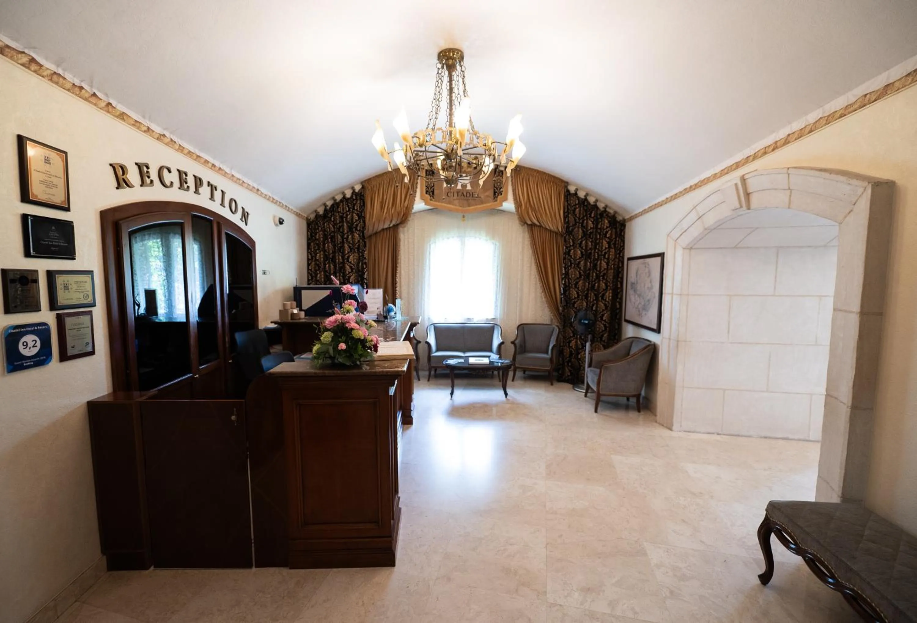 Lobby or reception in Citadel Inn Gastro Boutique Hotel - Готель Цитадель Львів