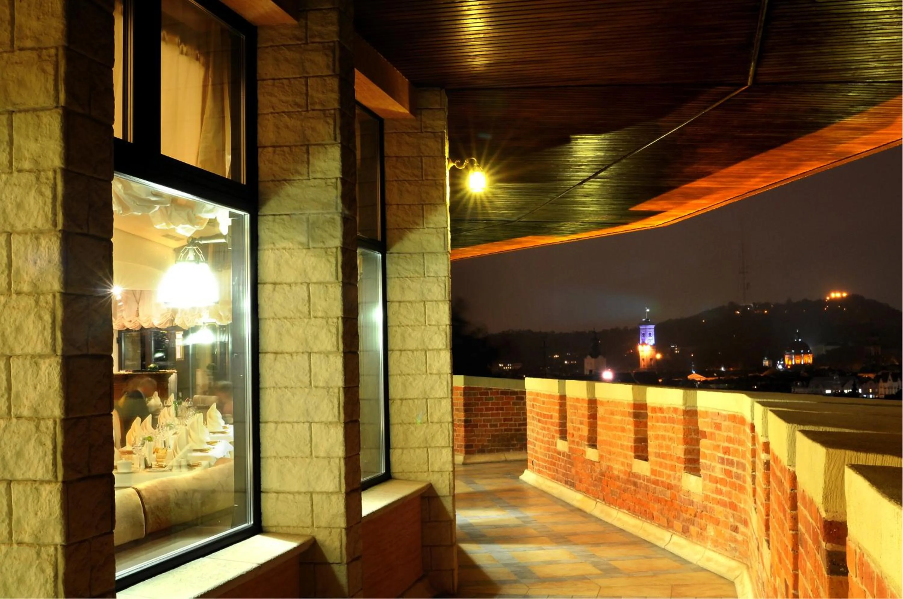 Balcony/Terrace in Citadel Inn Gastro Boutique Hotel - Готель Цитадель Львів