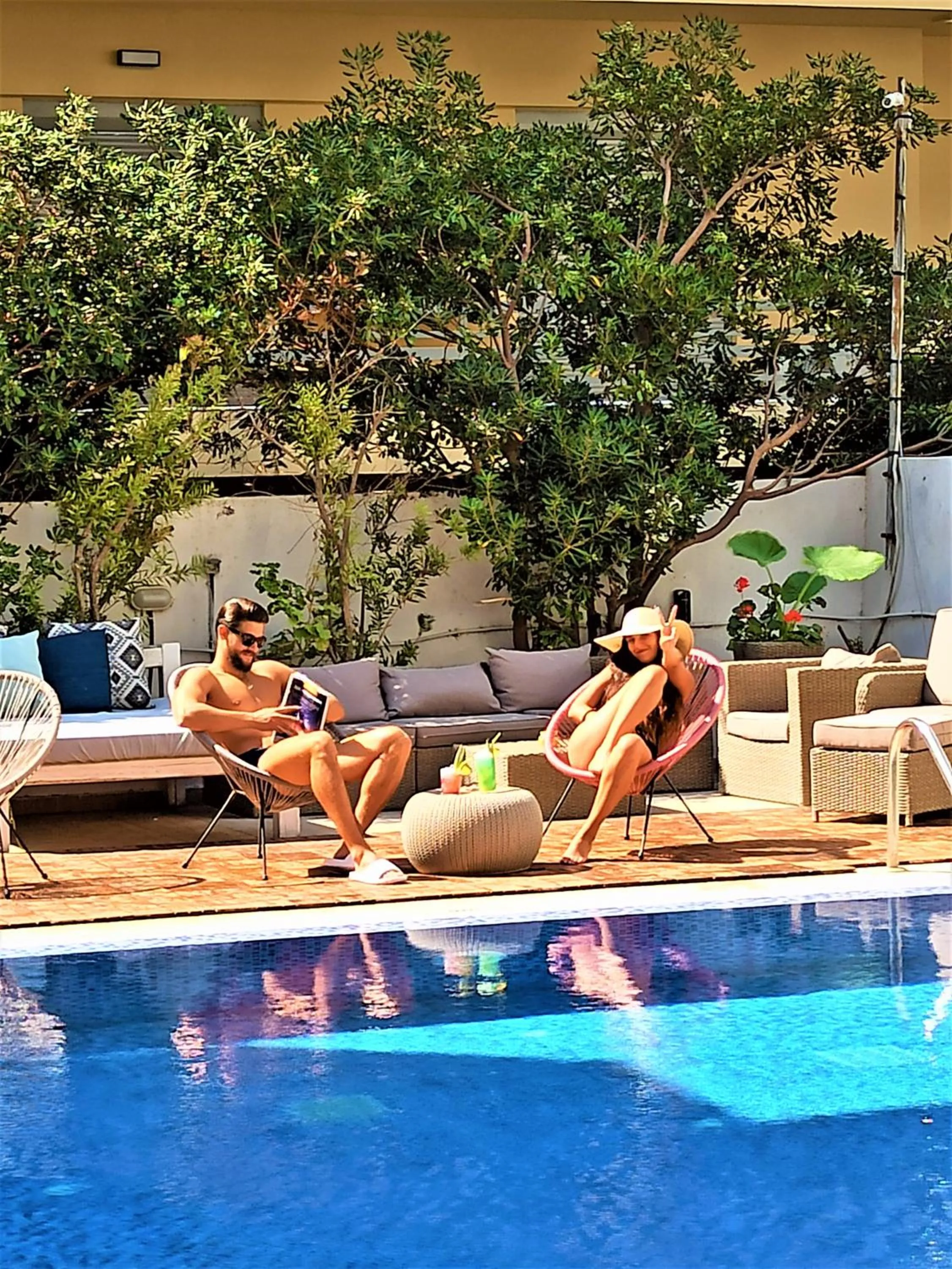 Property building in Hotel Parthenon Rodos city