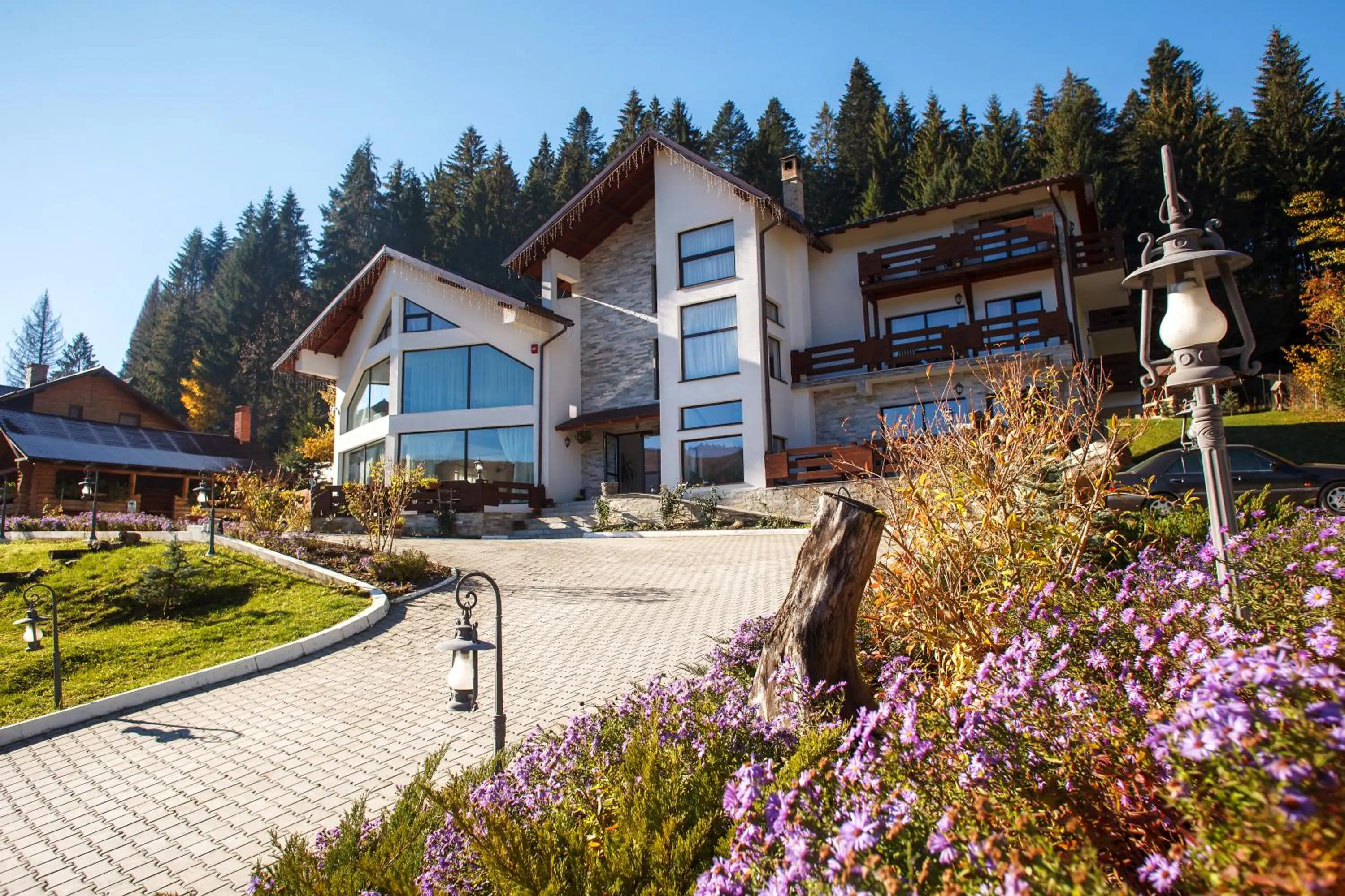 Facade/entrance in Pension Perla Bucovinei