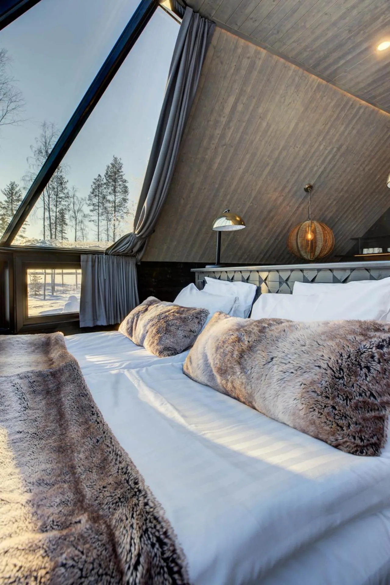 Bed in Apukka Resort