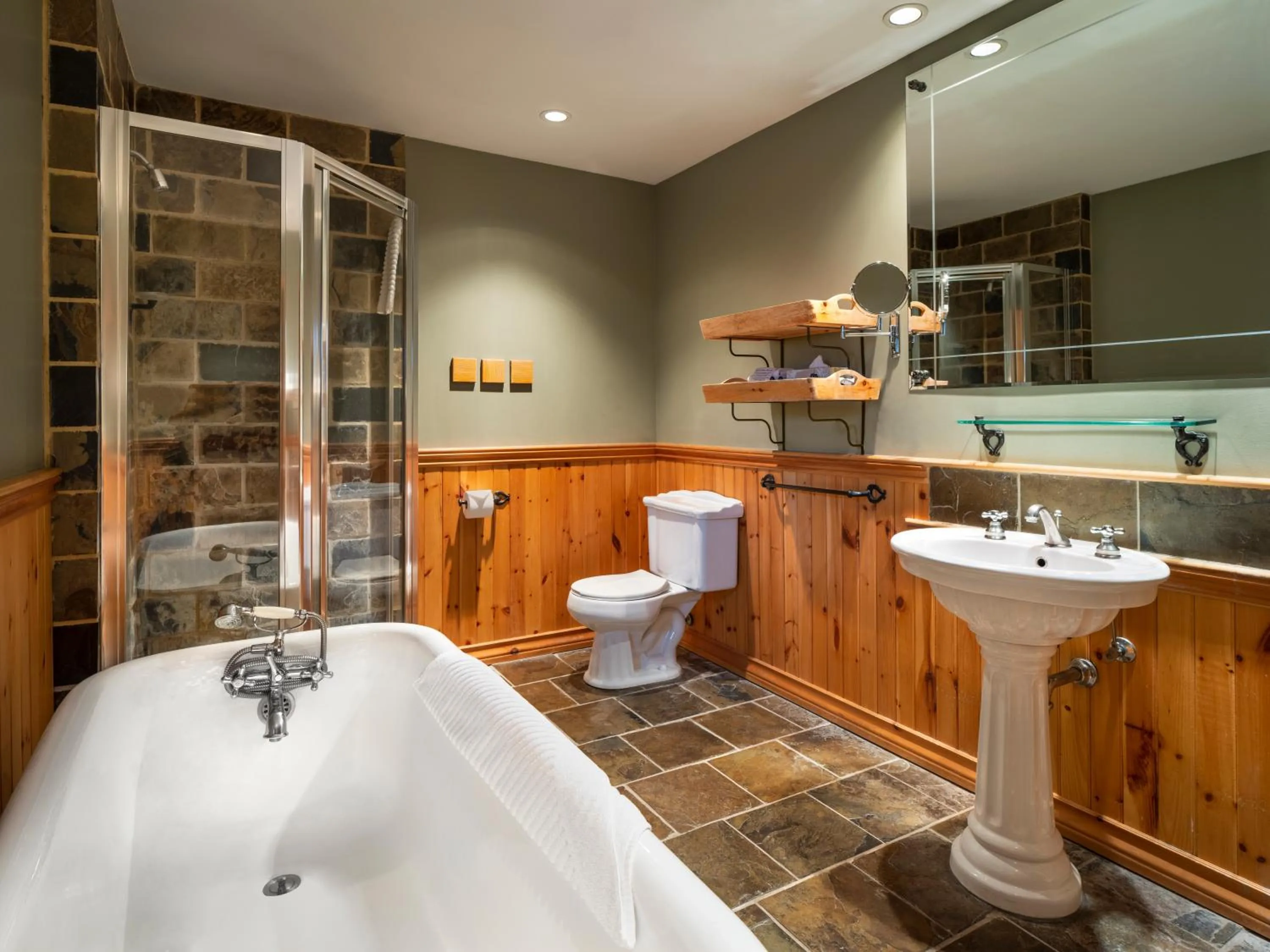 Bathroom in Buffalo Mountain Lodge