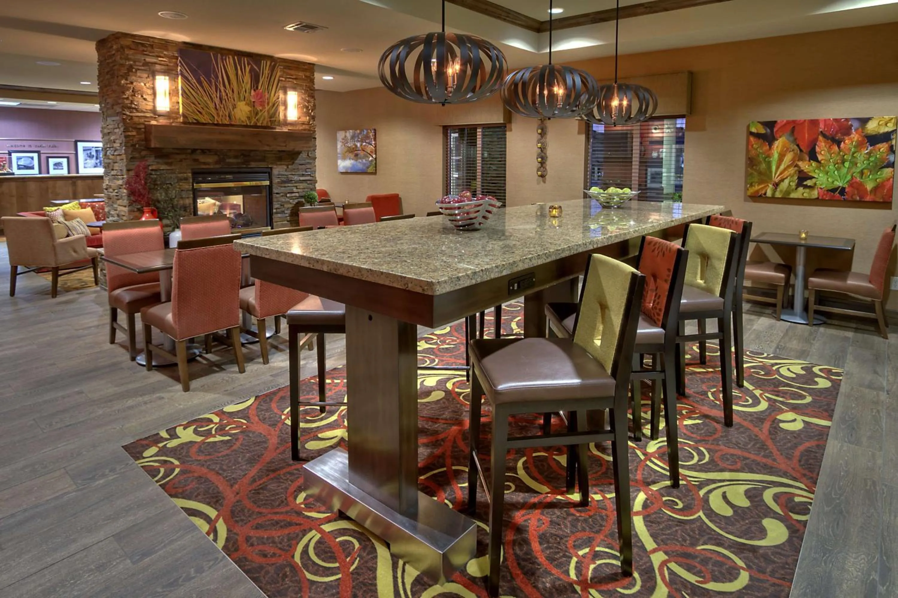 Lobby or reception in Hampton Inn Twin Falls