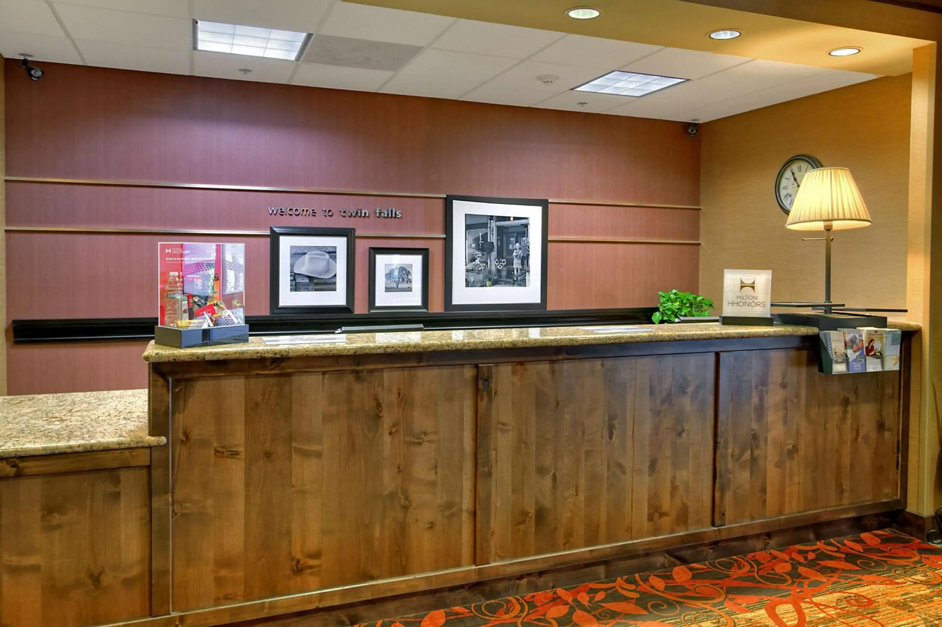 Lobby or reception in Hampton Inn Twin Falls