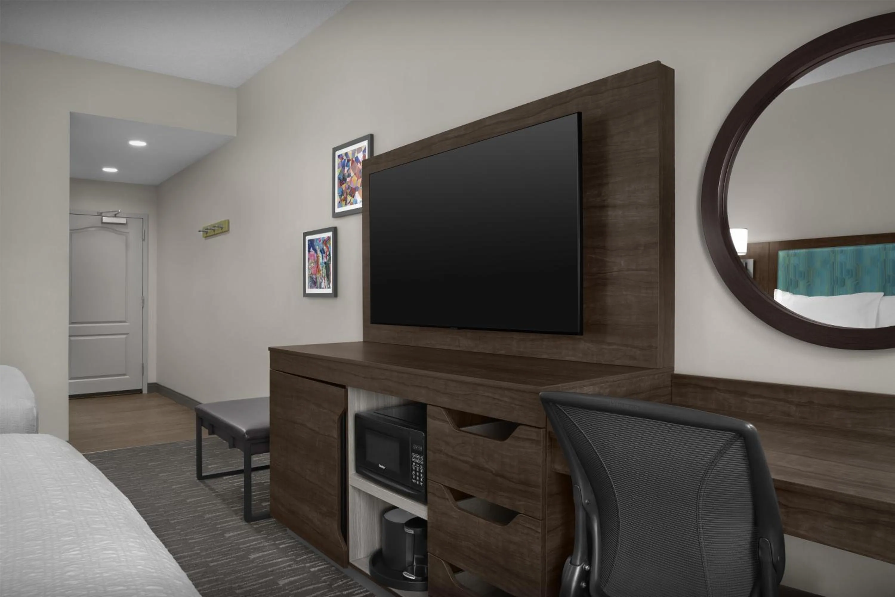 Bedroom in Hampton Inn & Suites Lakeland-South Polk Parkway