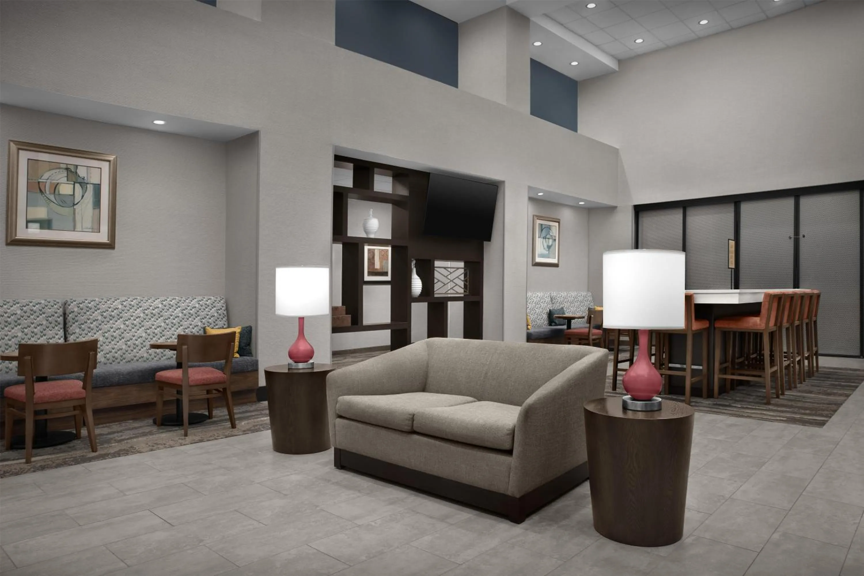 Lobby or reception in Hampton Inn & Suites Lakeland-South Polk Parkway