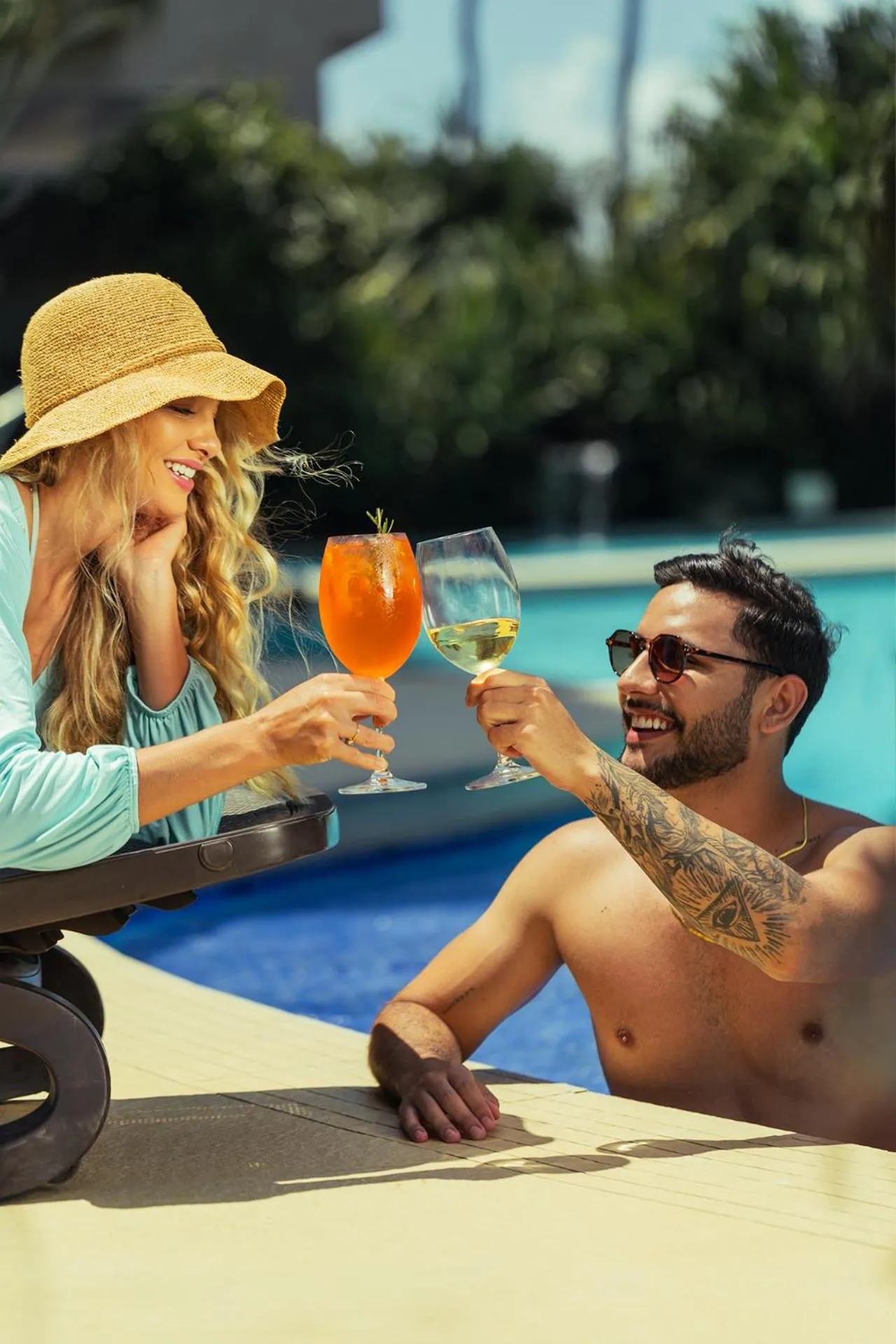 Swimming pool in Ritz Lagoa da Anta Hotel & SPA