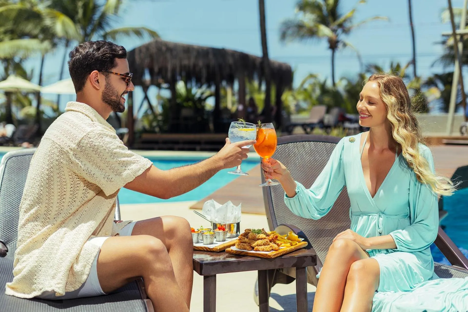 Swimming pool in Ritz Lagoa da Anta Hotel & SPA