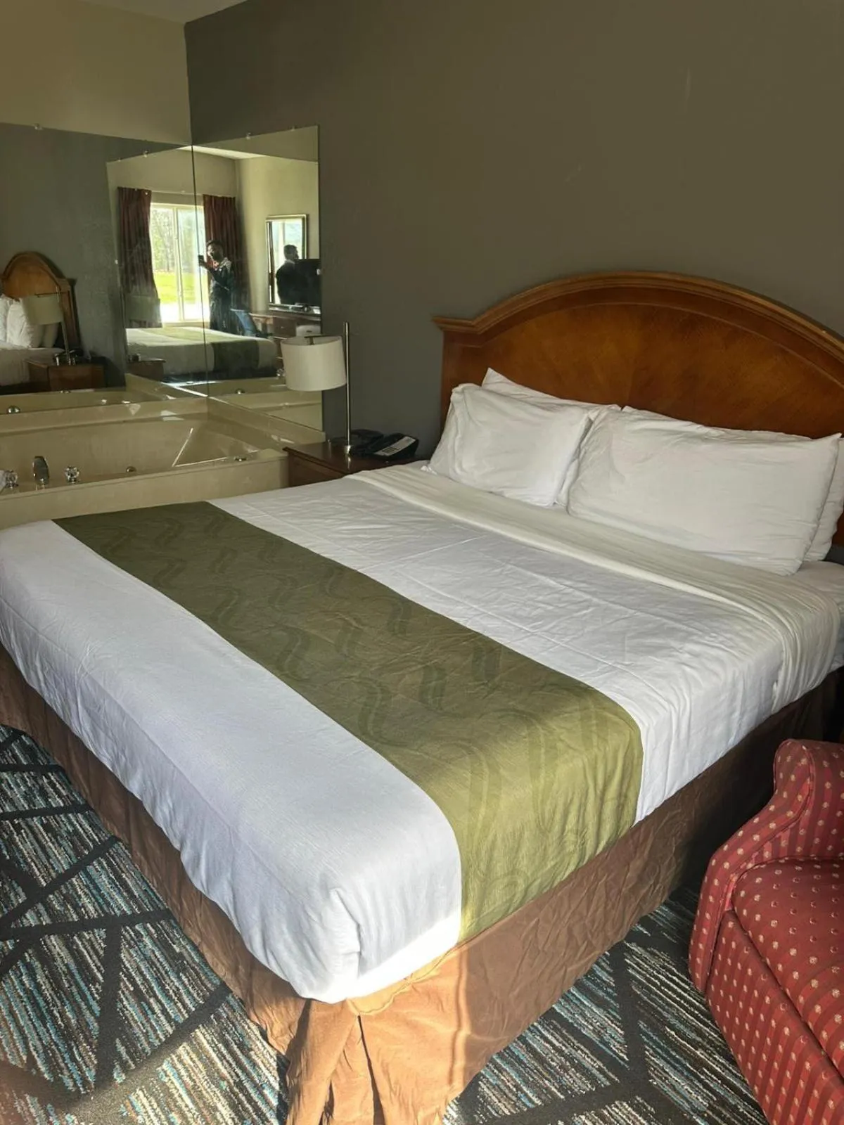 Bed in Hometown Inn Indian River