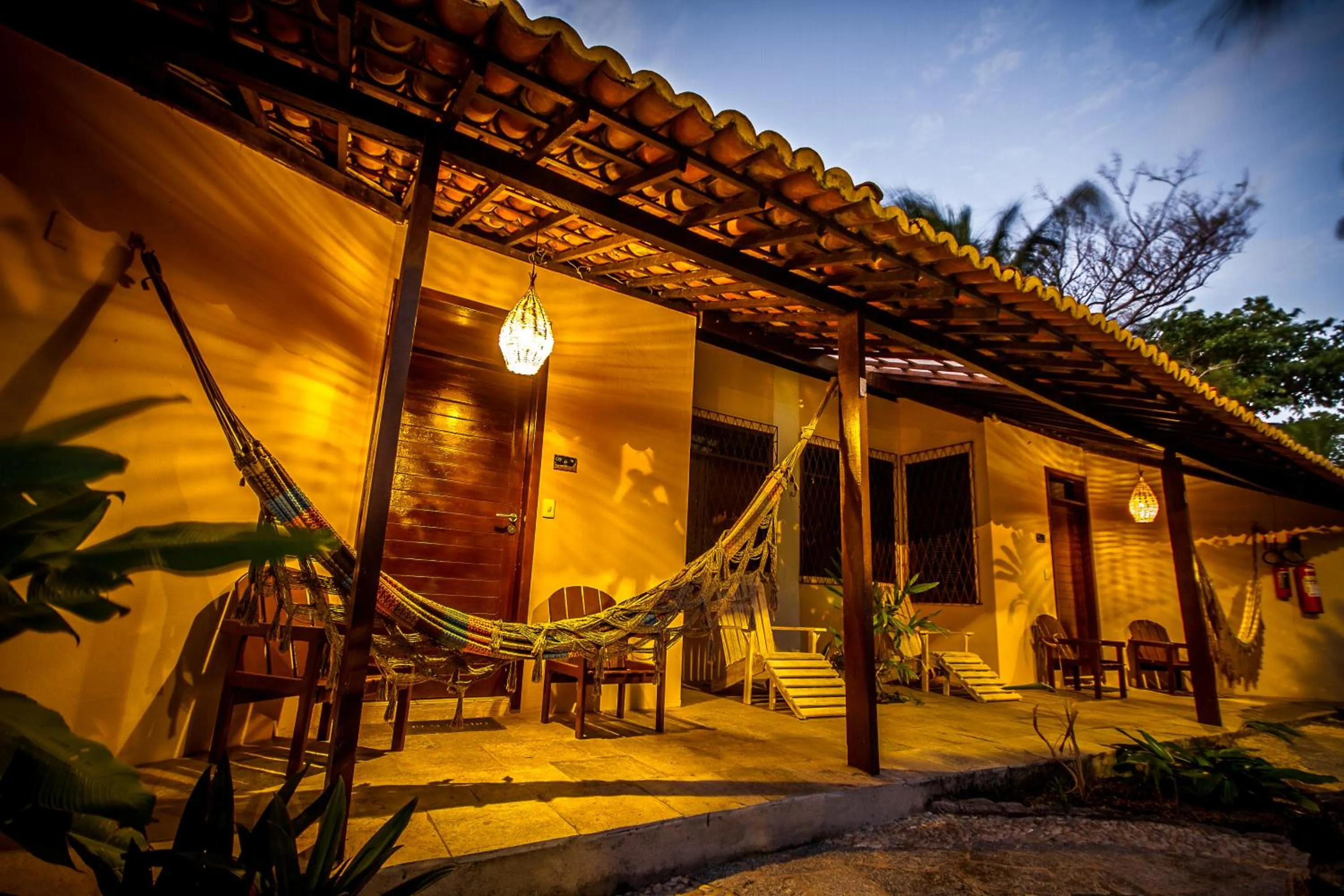 Photo of the whole room in Pousada Cavalo Marinho