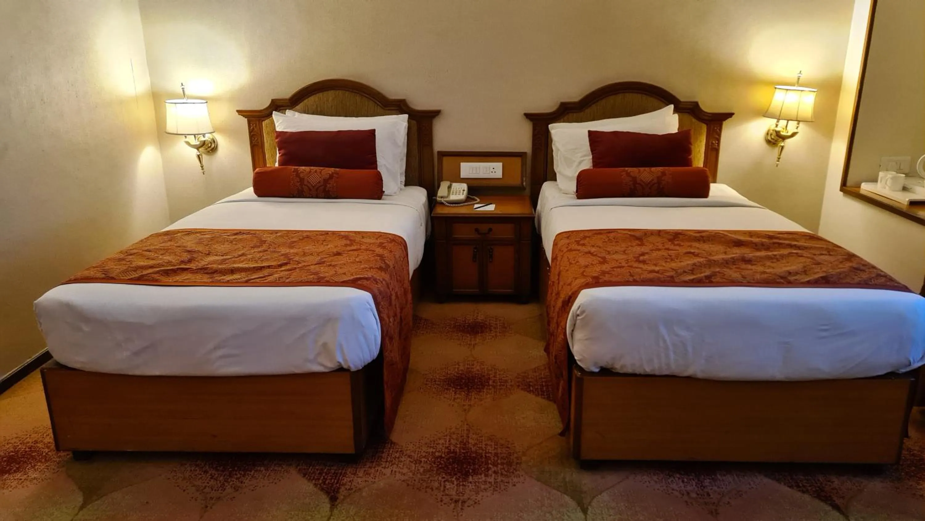 Bedroom, Bed in Pride Premier Pune