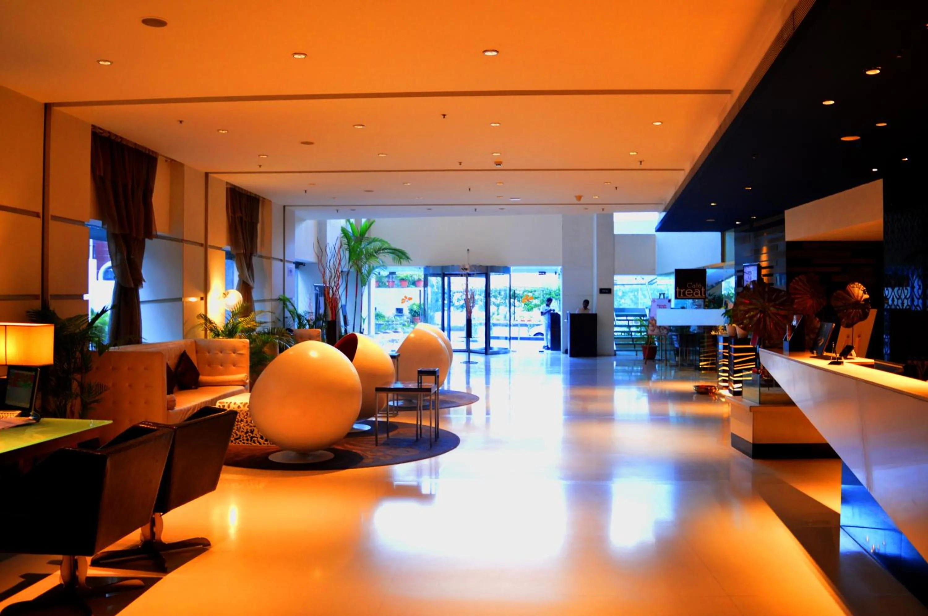 Lobby or reception in Pride Premier Bengaluru