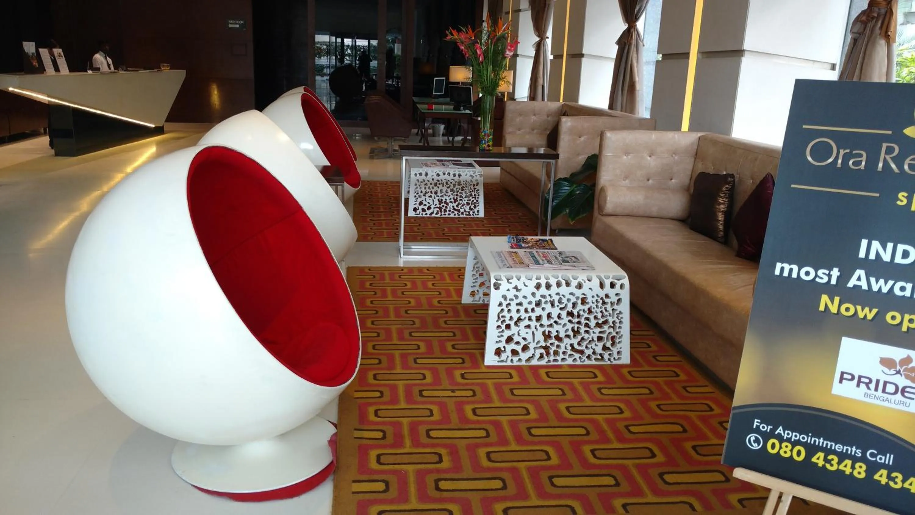 Lobby or reception in Pride Premier Bengaluru