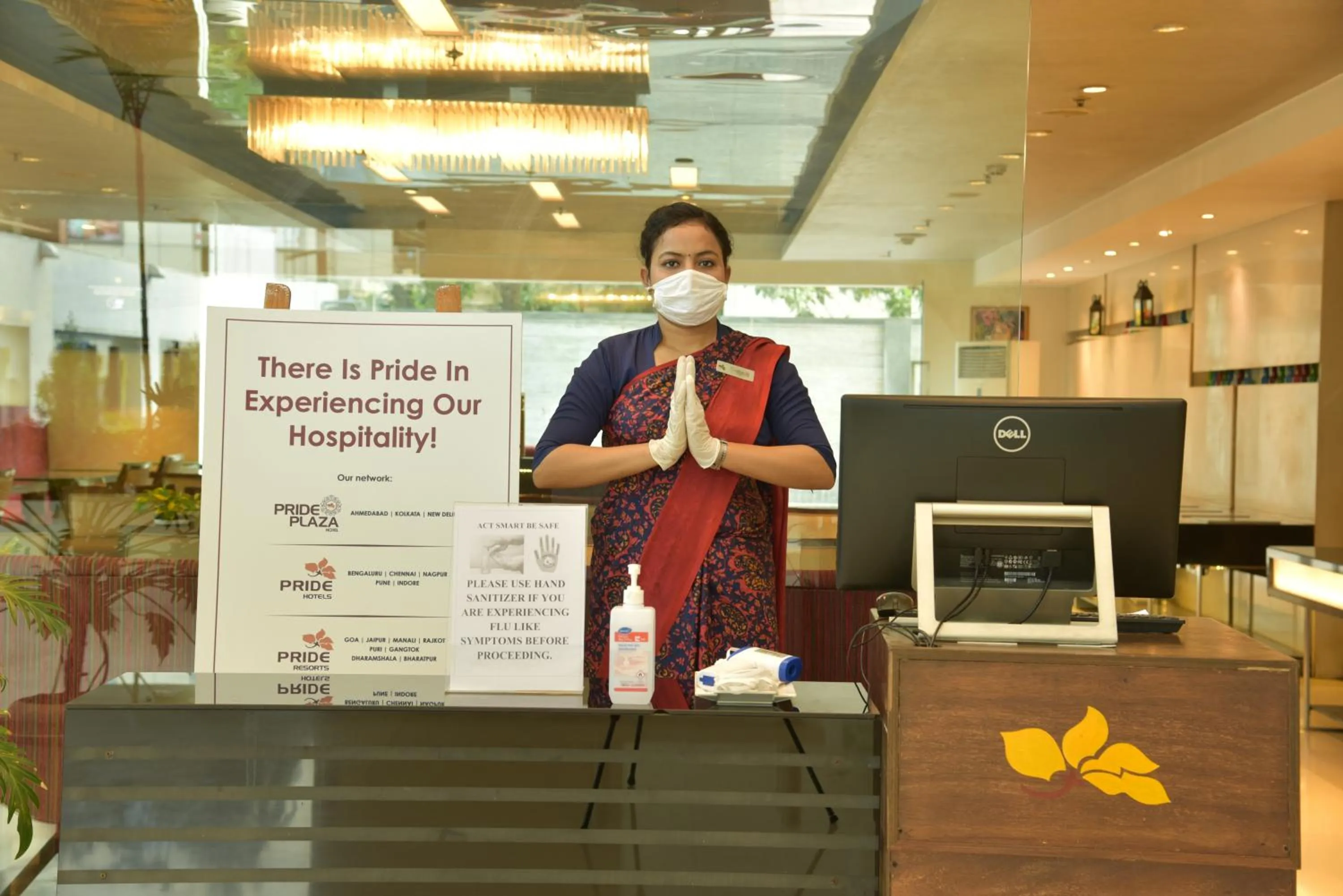 Lobby or reception in Pride Premier Bengaluru