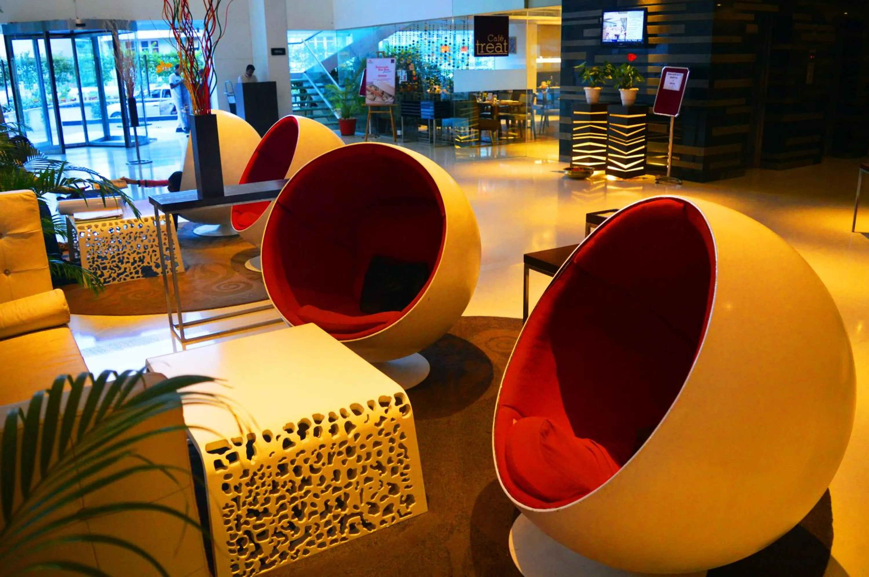 Lobby or reception in Pride Premier Bengaluru