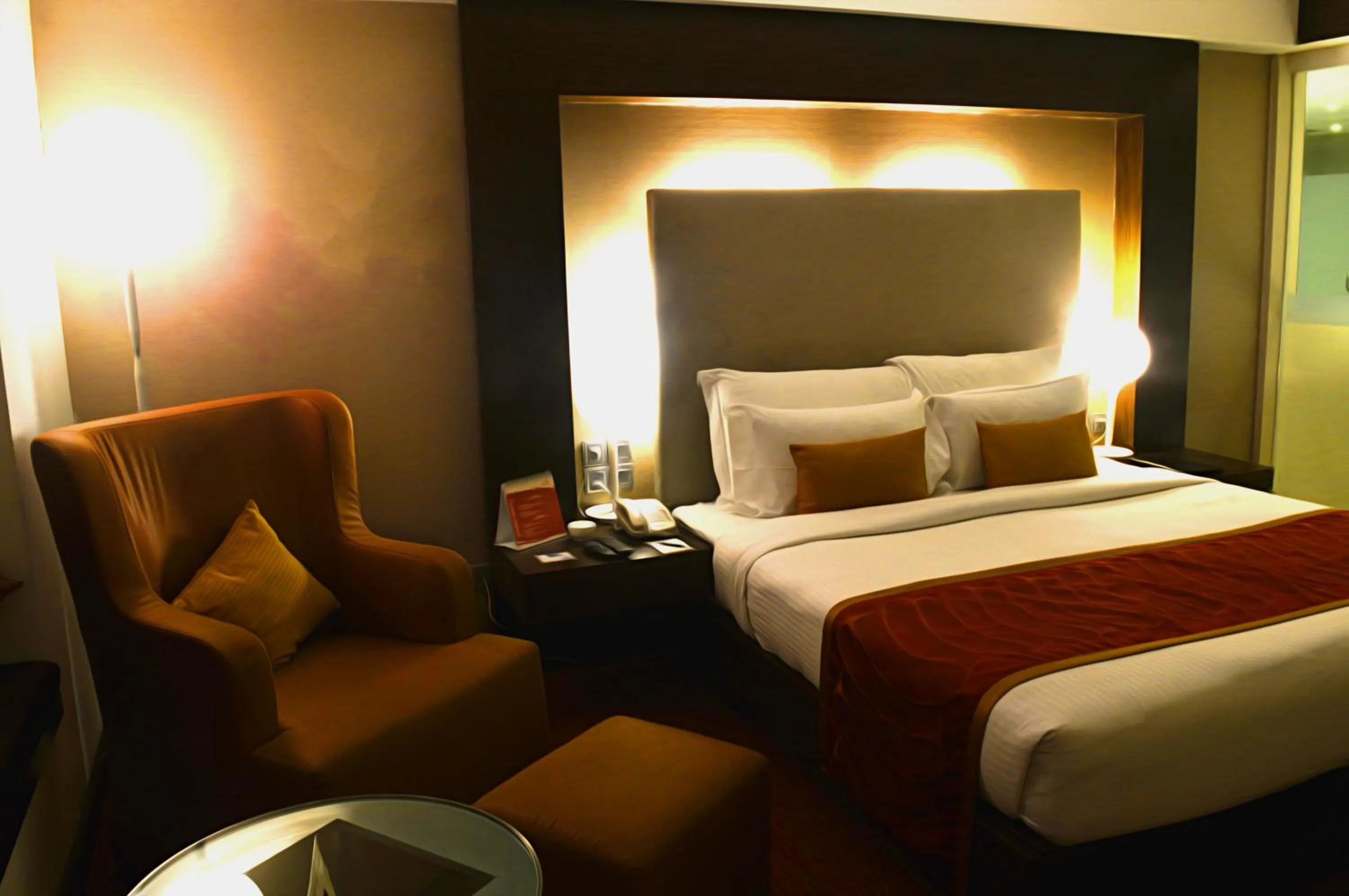 Bedroom, Bed in Pride Premier Bengaluru