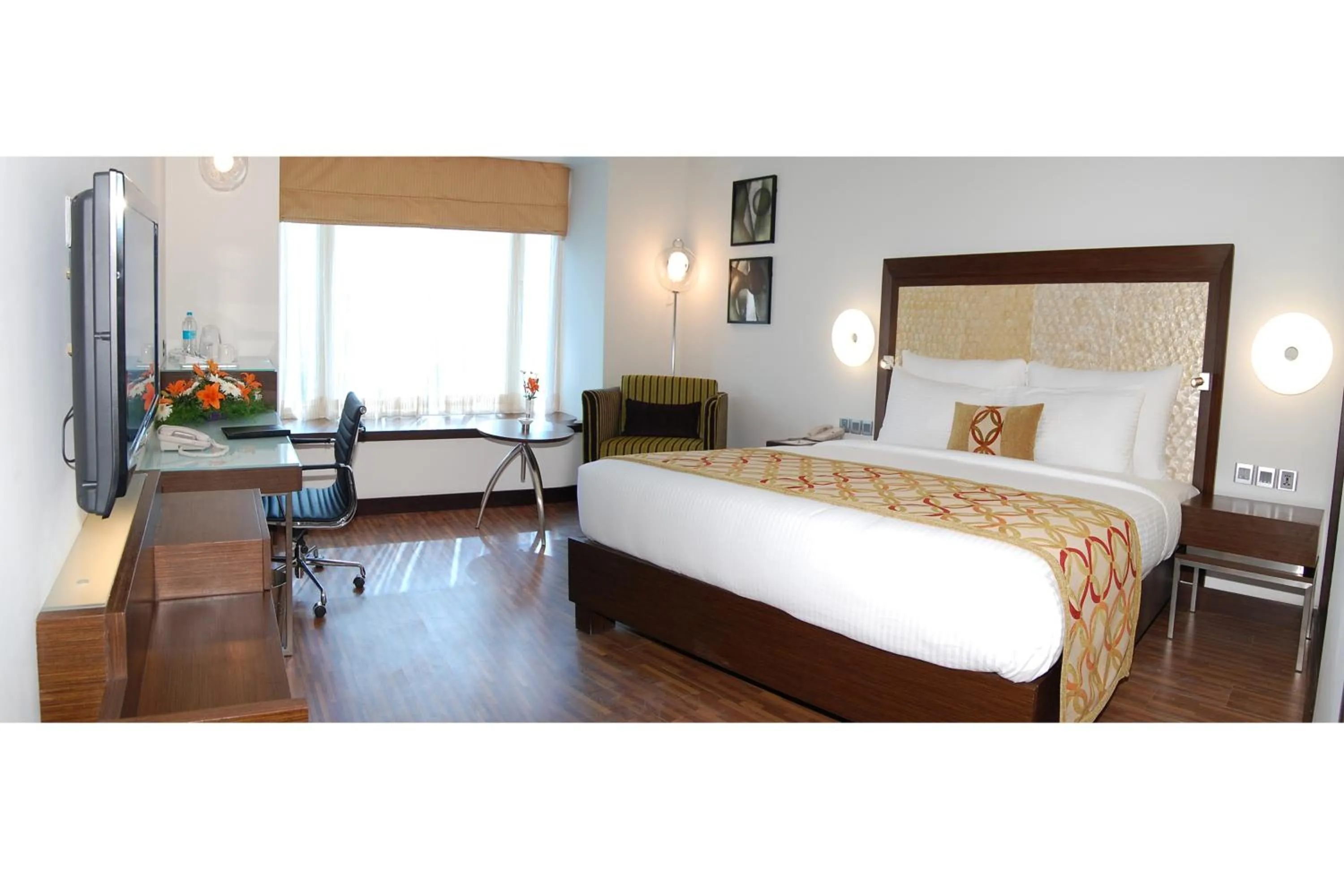 Bathroom, Bed in Pride Premier Bengaluru