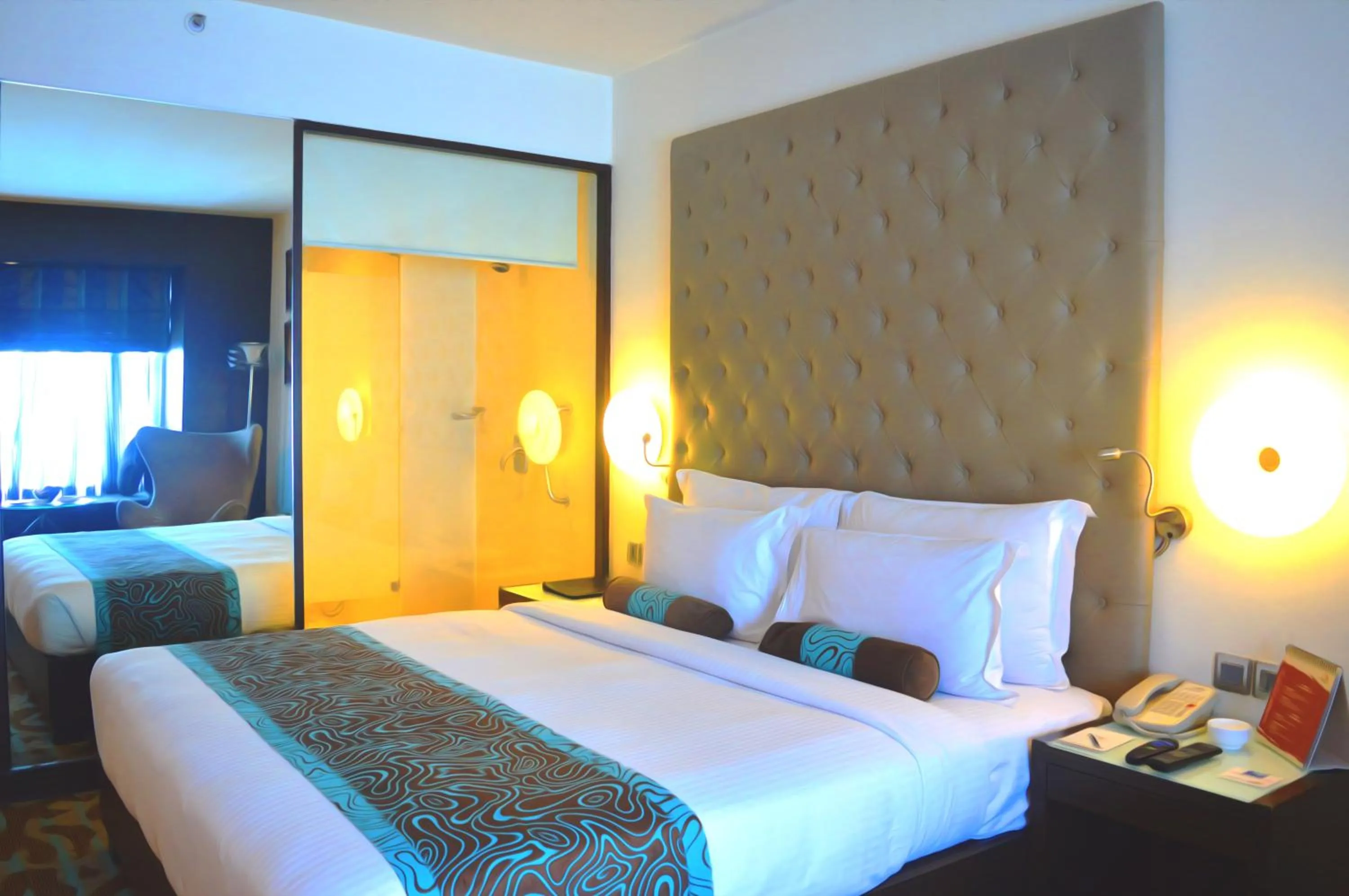Bathroom, Bed in Pride Premier Bengaluru