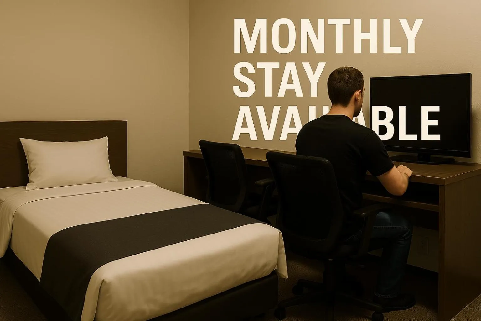 Bed in Sky Heart Hotel Koiwa