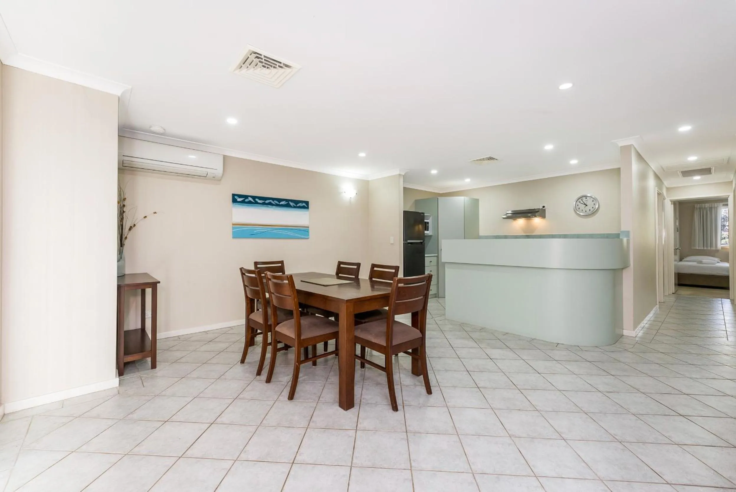 Seating area in Mandurah Quay Resort