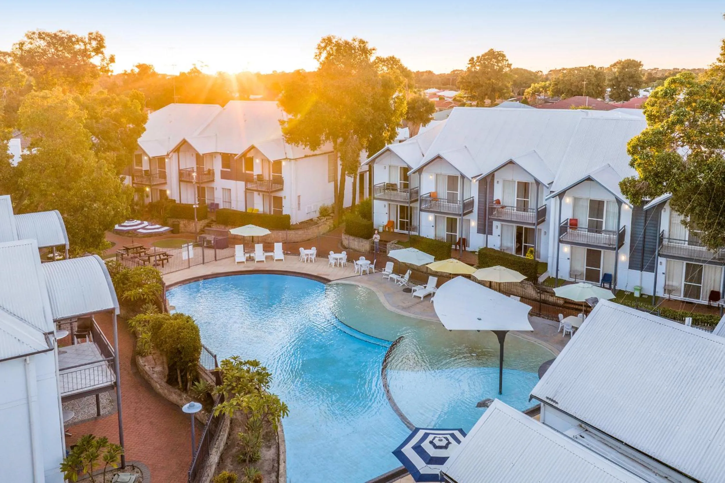 Bird's eye view in Mandurah Quay Resort