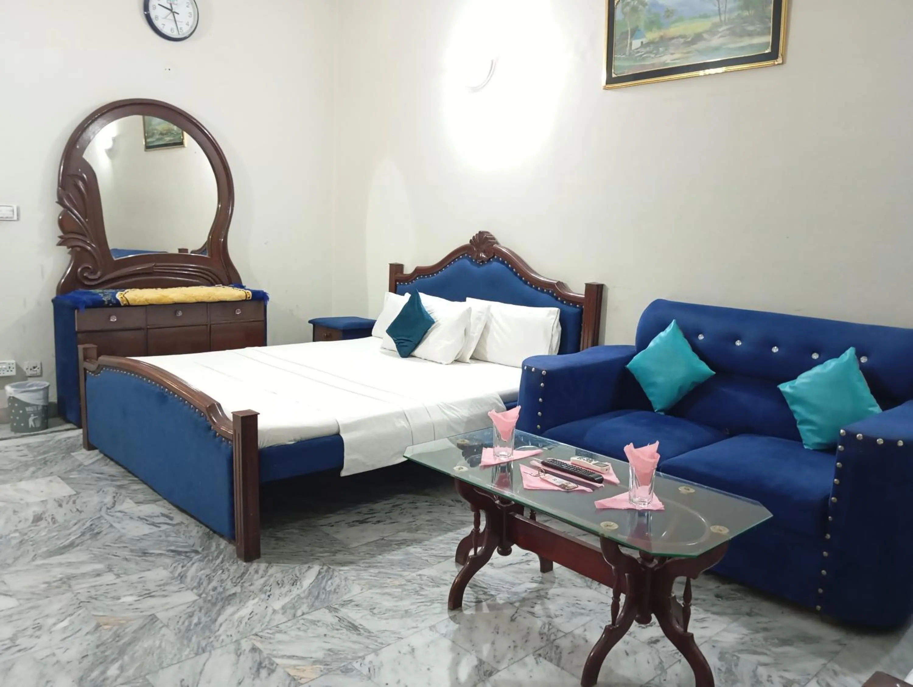 Bed in Orion International Guest House