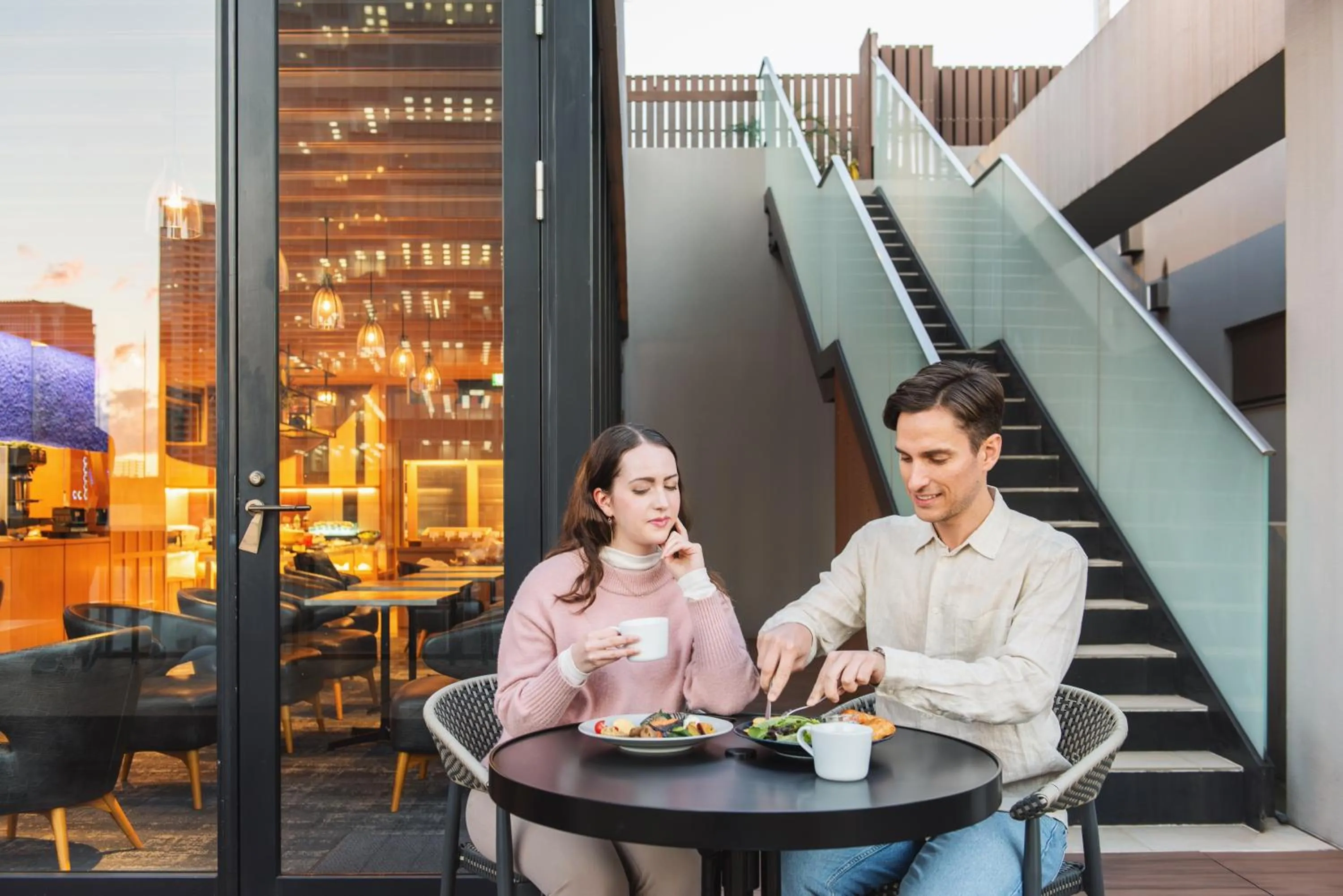 Balcony/Terrace in HOTEL HILLARYS Akasaka