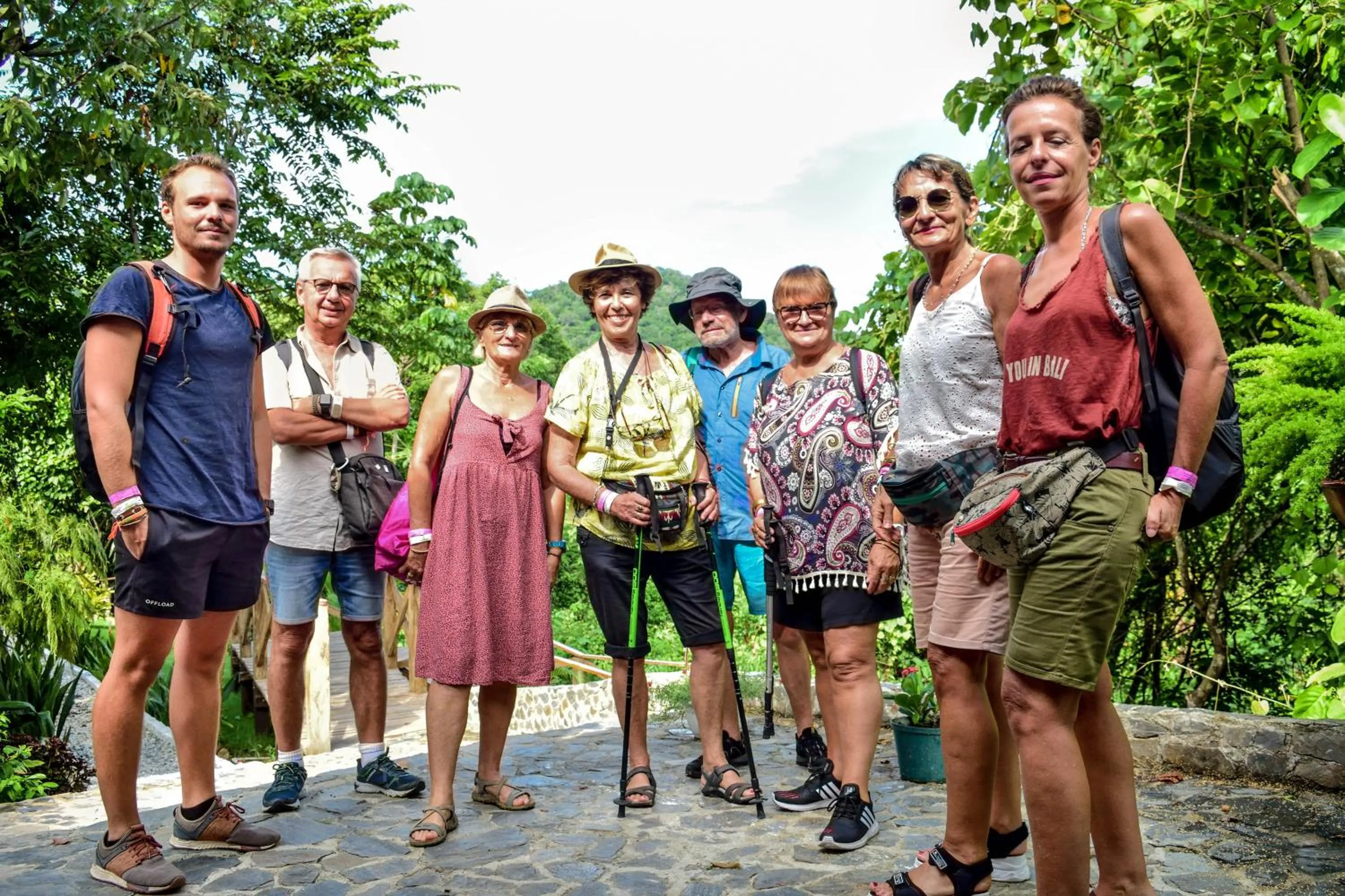 People in Ecohotel Yachay Dentro del Parque Tayrona Inside Tayrona Park