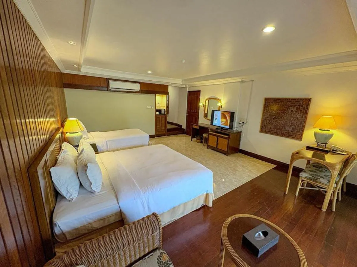 Bed in Tiara Labuan Hotel