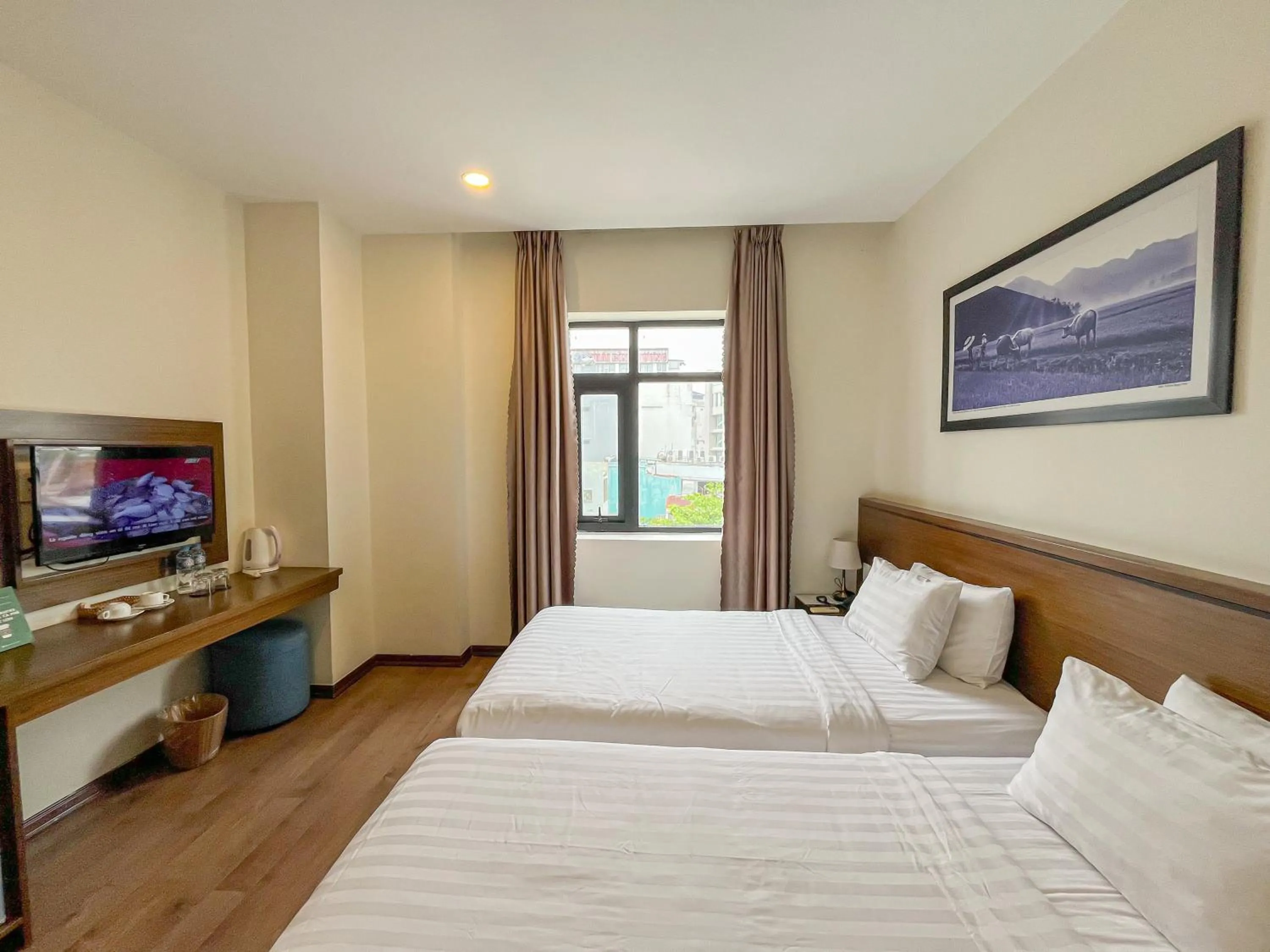 Bed in Central Hotel & Spa Danang