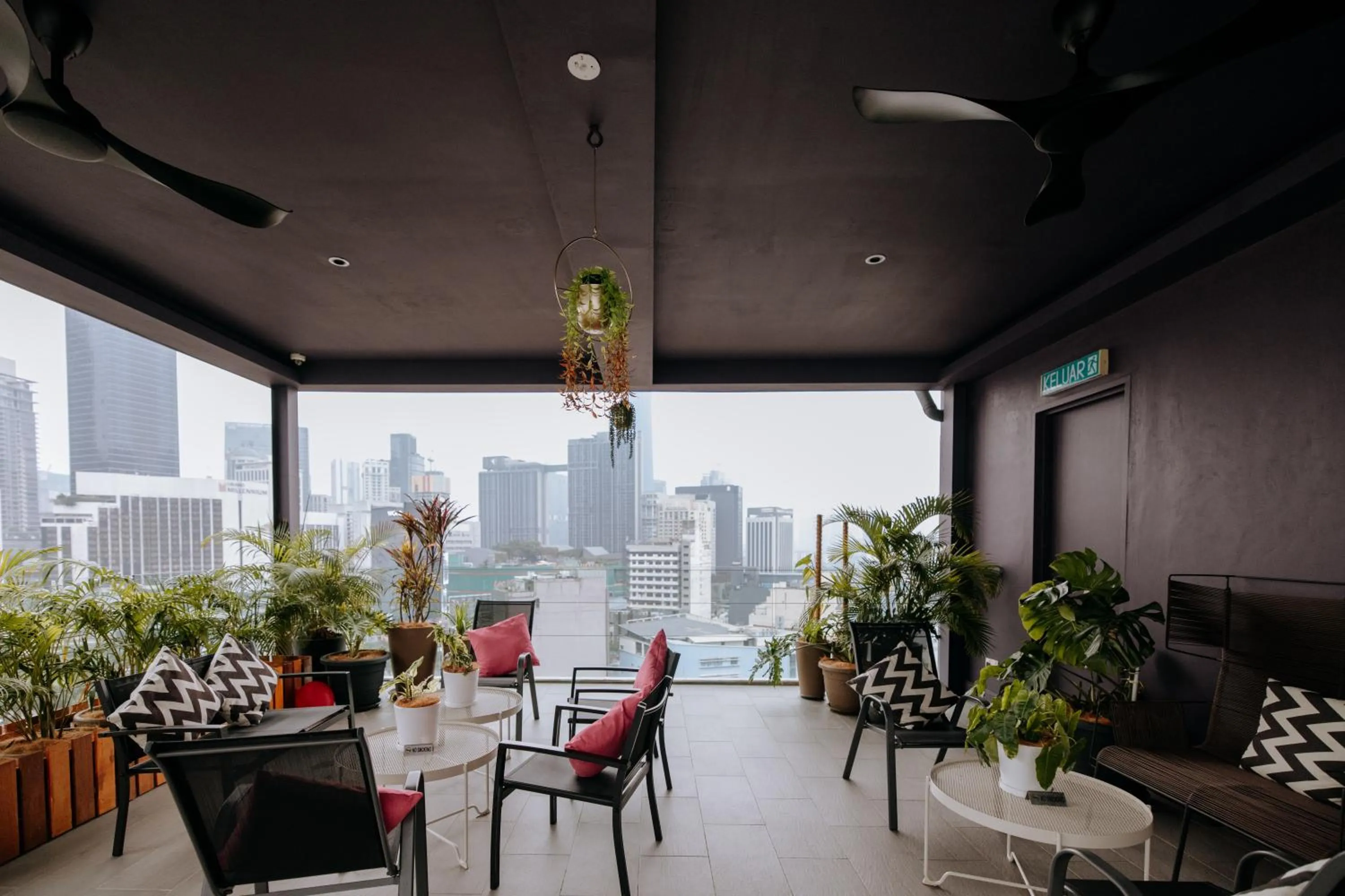 Seating area in MOV Hotel Kuala Lumpur